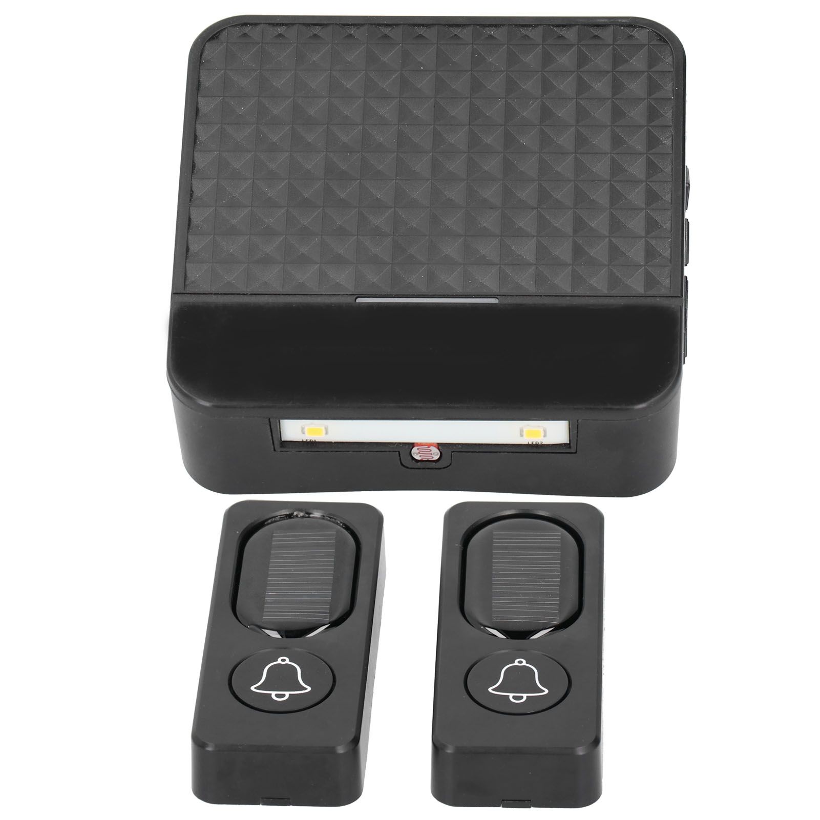 Wireless Door Bell Alarm System Waterproof Solar Electric Doorbell with LED Light view 7