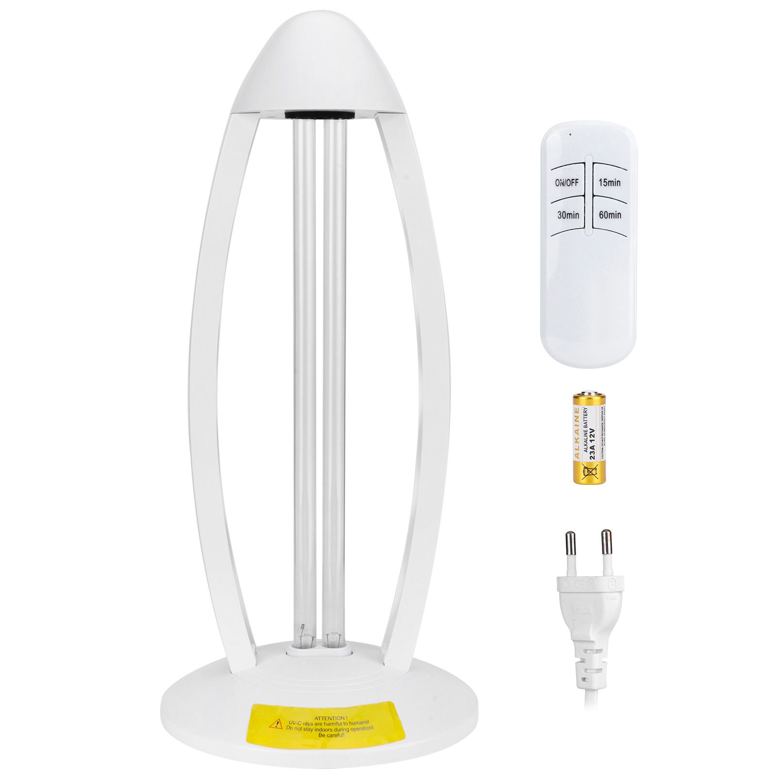 Portable LED Ultraviolet Ozone Cleaning Lamp for Home Bedroom Office Travel view 2