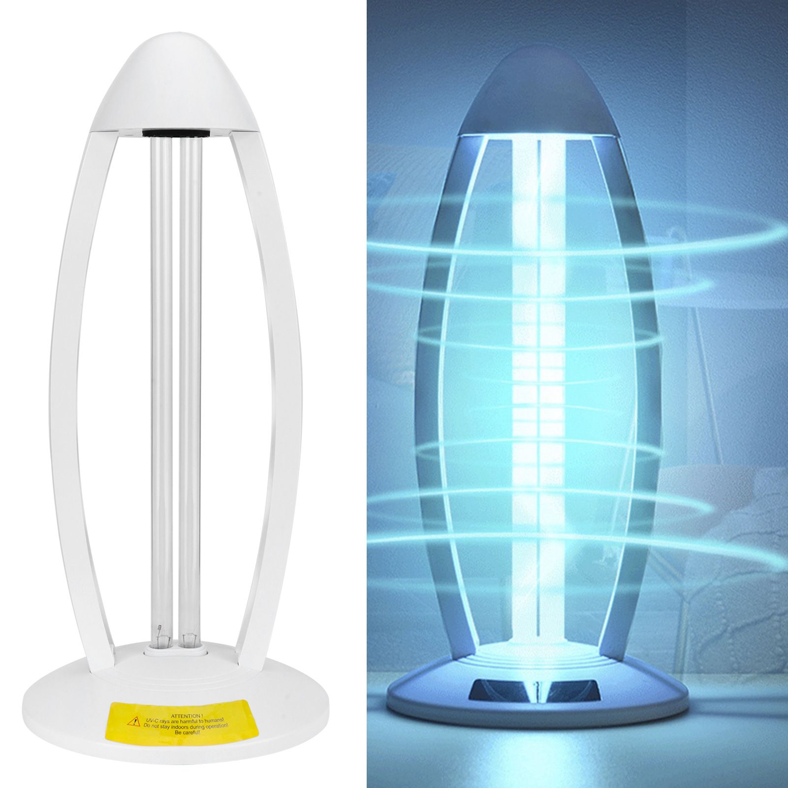 Portable LED Ultraviolet Ozone Cleaning Lamp for Home Bedroom Office Travel view 9