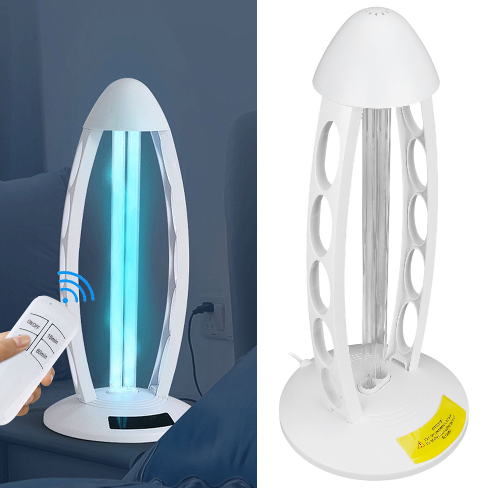 Portable LED Ultraviolet Ozone Cleaning Lamp for Home Bedroom Office Travel view 10