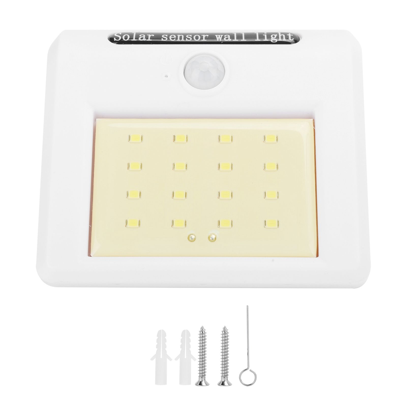 16LED 2 in 1 Courtyard Wall Lamp Human Body and Infrared Induction Outdoor view 2