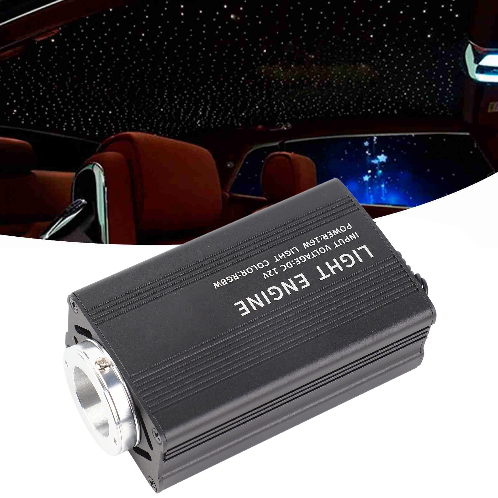 16W Fiber Optic Light RGBW Remote Lighting for Bluetooth APP Control 0.75mm X view 11