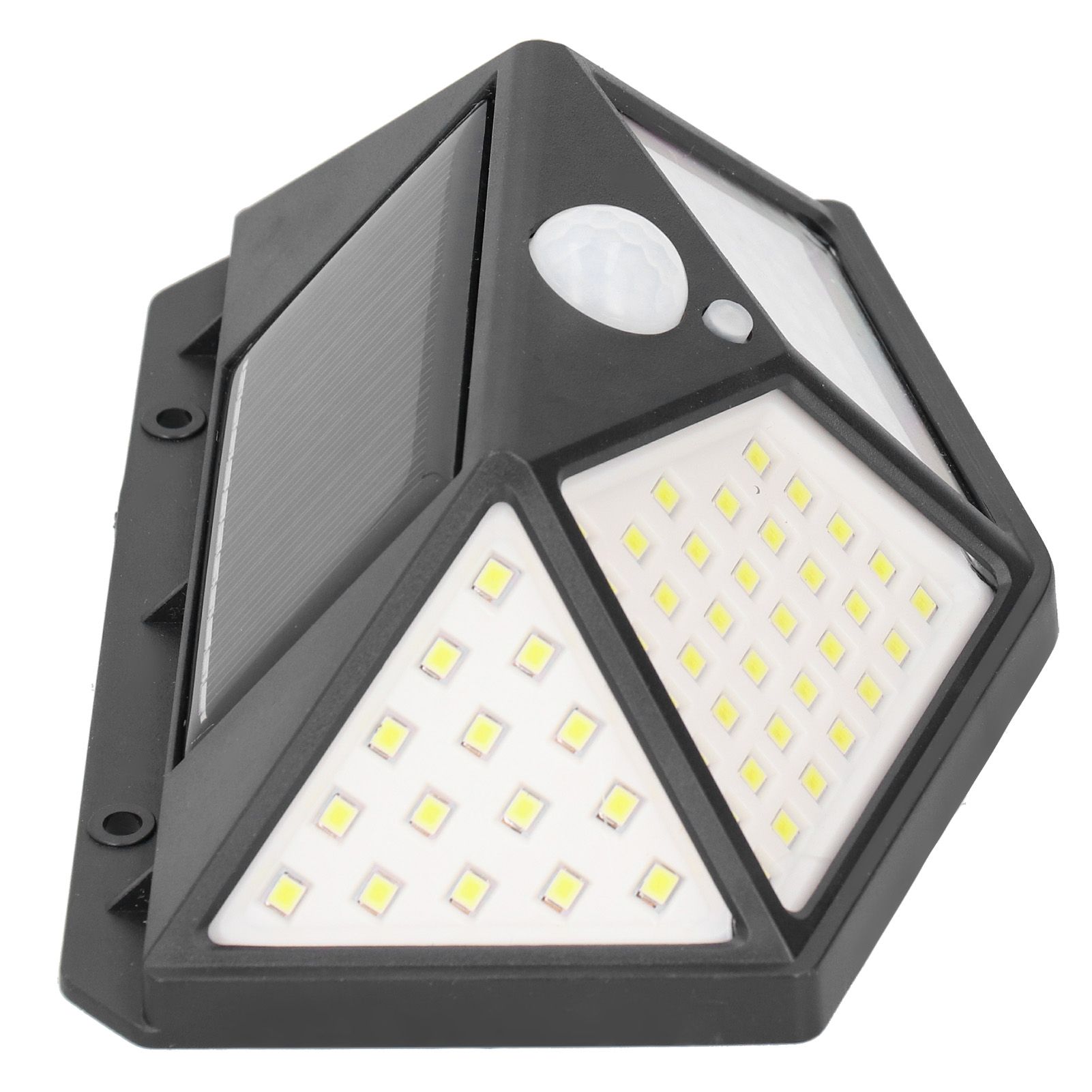 100LED Wall Lamp Solar Powered Human Body Induction Light Waterproof for view 4