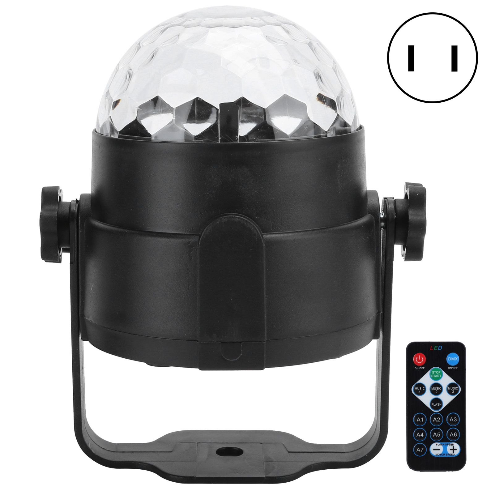 LED Mini Stage Light RGB Sound Control Lights for Party Gift Holiday Lighting view 2