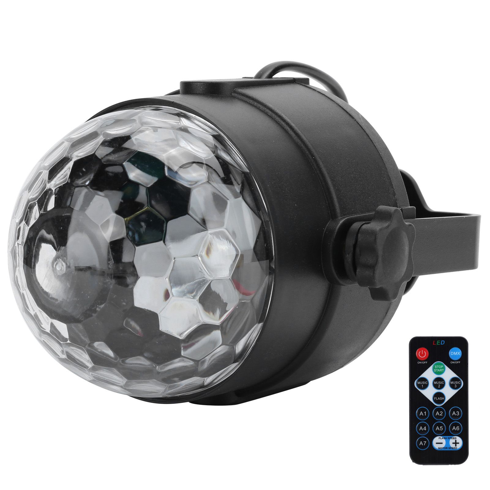 LED Mini Stage Light RGB Sound Control Lights for Party Gift Holiday Lighting view 5