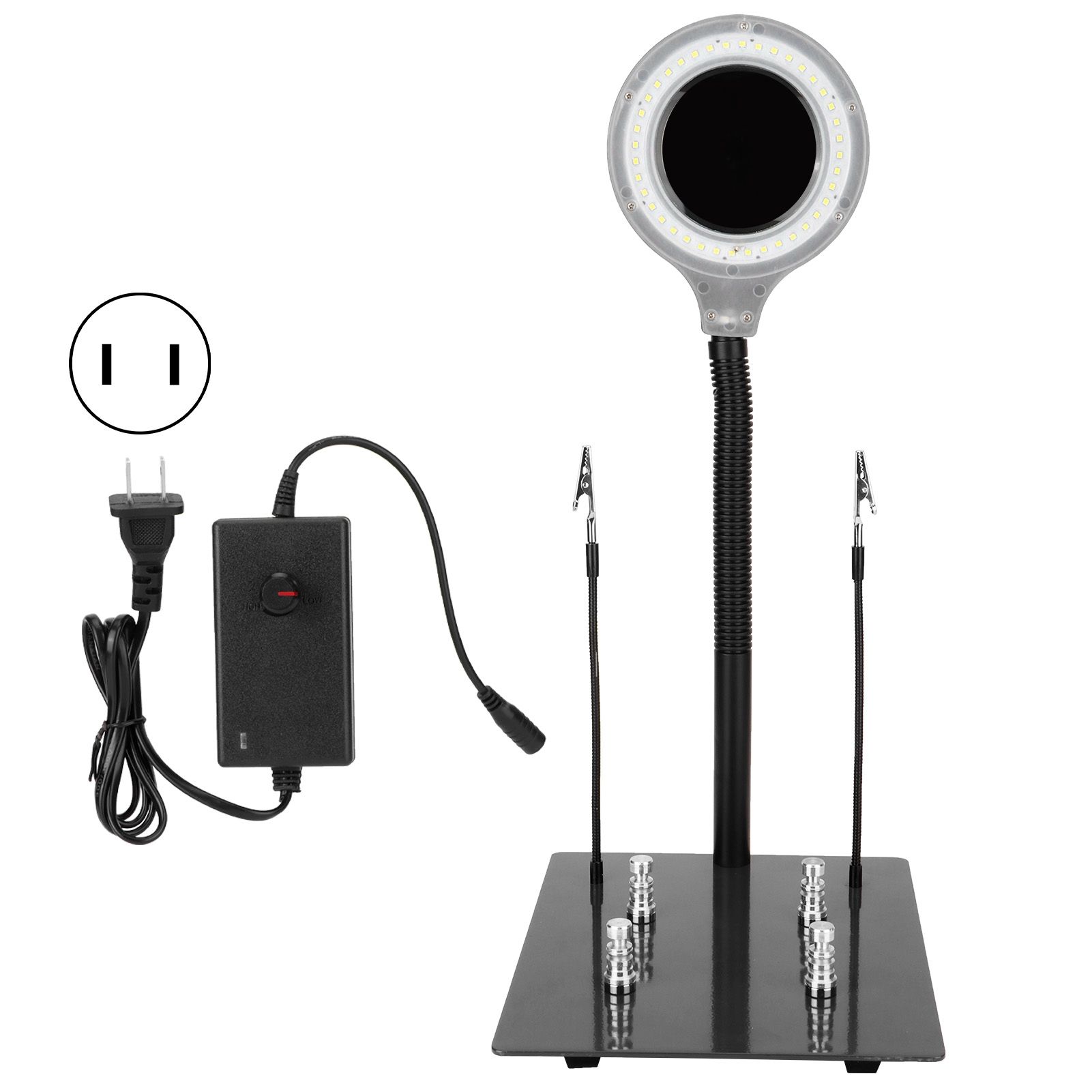 40LED 15X Magnifying Lamp with Adjustable Hose for Jewelery Identification view 2