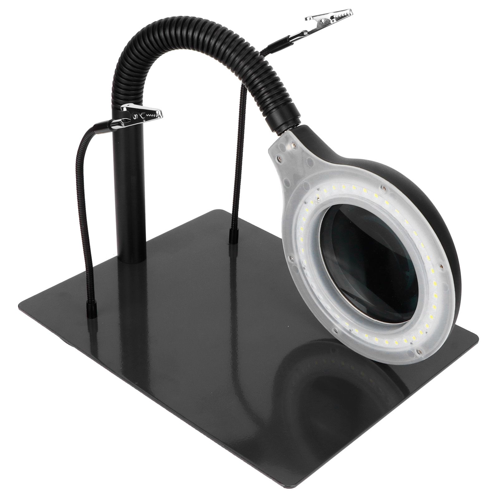 40LED 15X Magnifying Lamp with Adjustable Hose for Jewelery Identification view 5