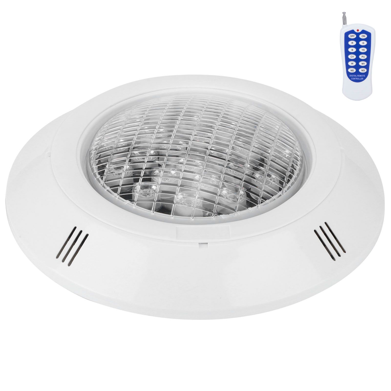 24LED Colorful Swimming Pool Light RGB Underwater Light AC12V 24W Waterproof view 3