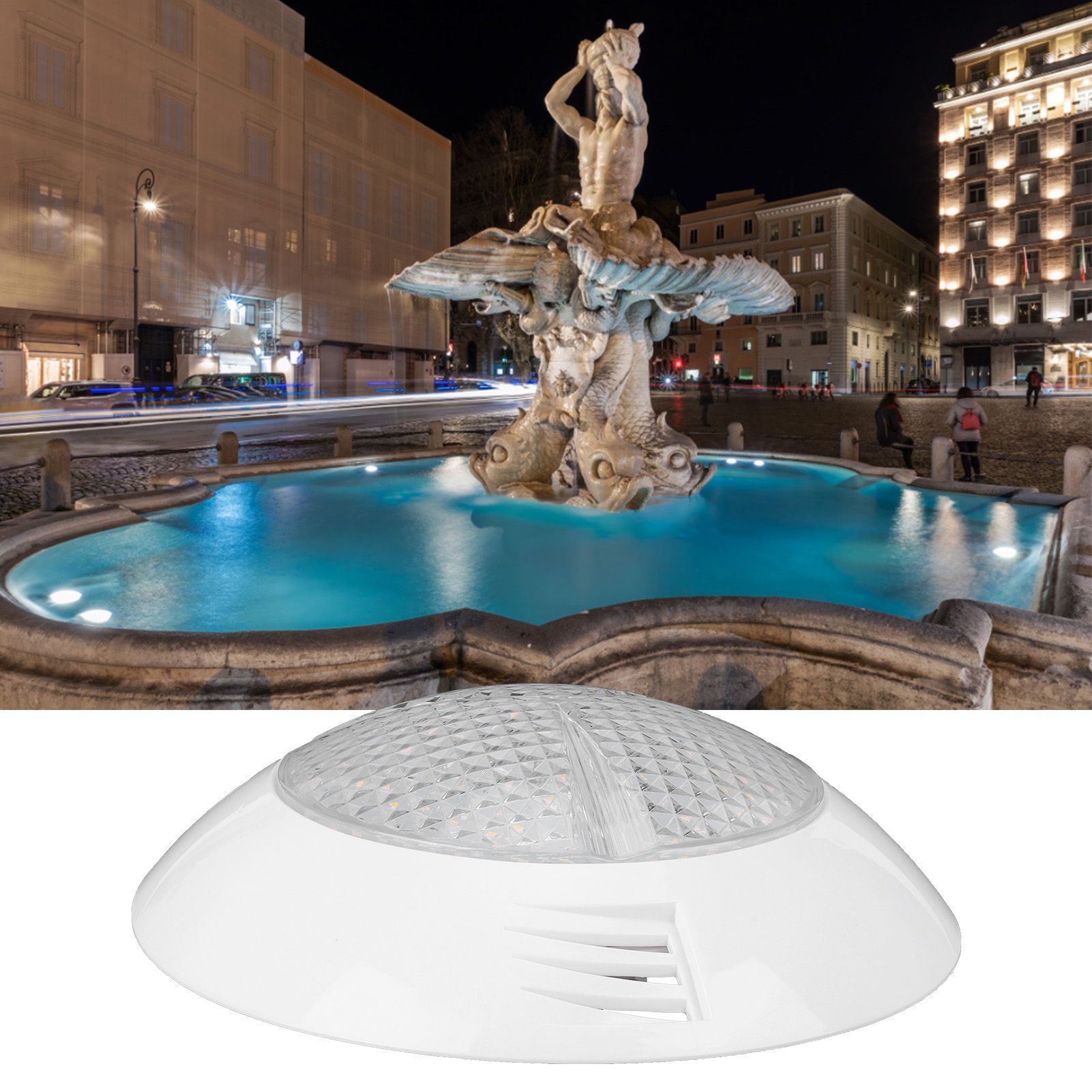 Pool Light 160LED Underwater Lamp IP68 Waterproof Landscape Decoration 18W view 10