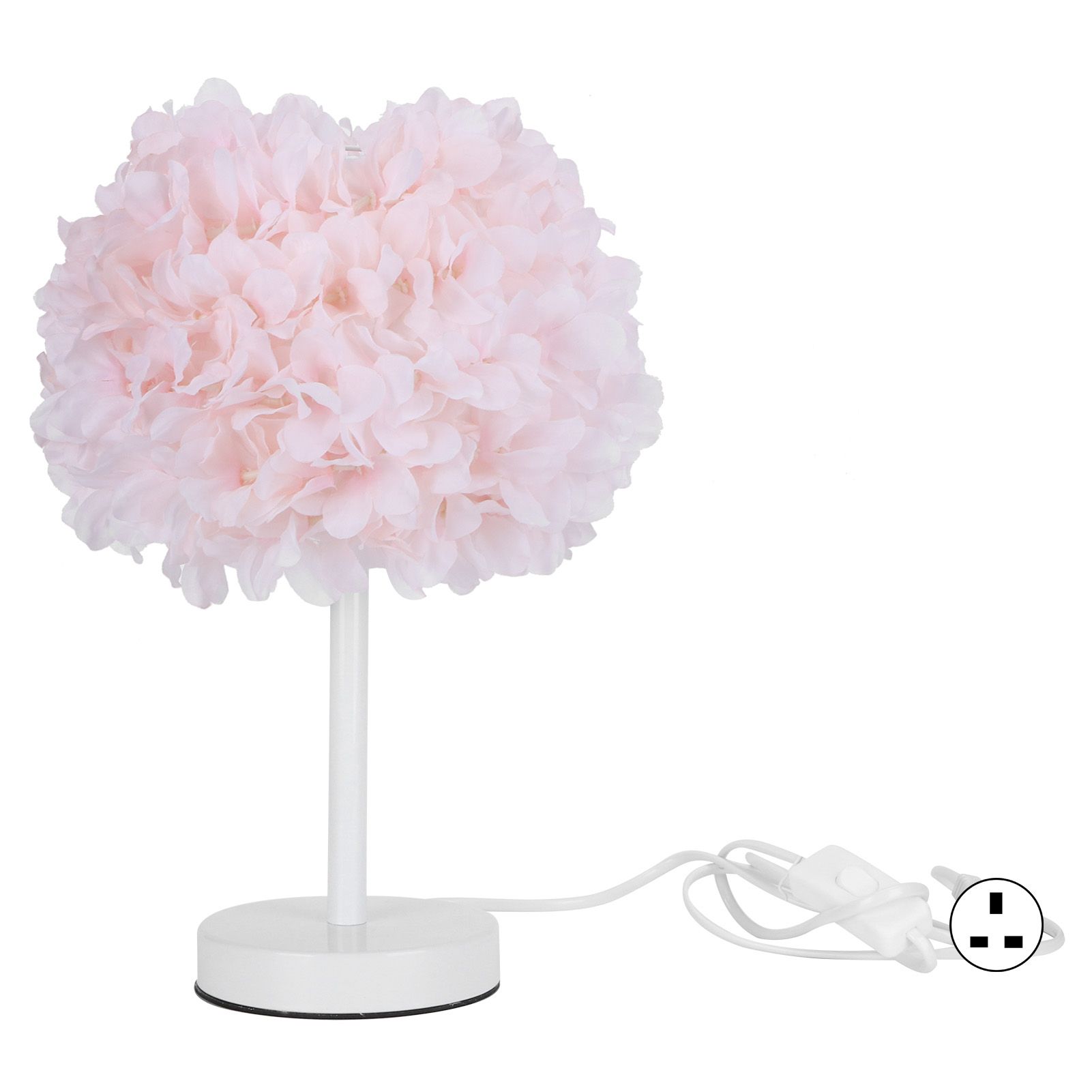 Flower Table Lamp Bedside Bedroom Desktop Nightstand Decoration Supplies Light view 2