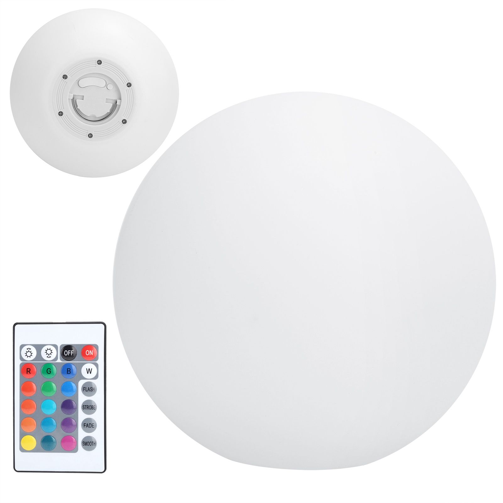 LED 16 Colors Remote Control Night Light USB Charging Waterproof Spherical