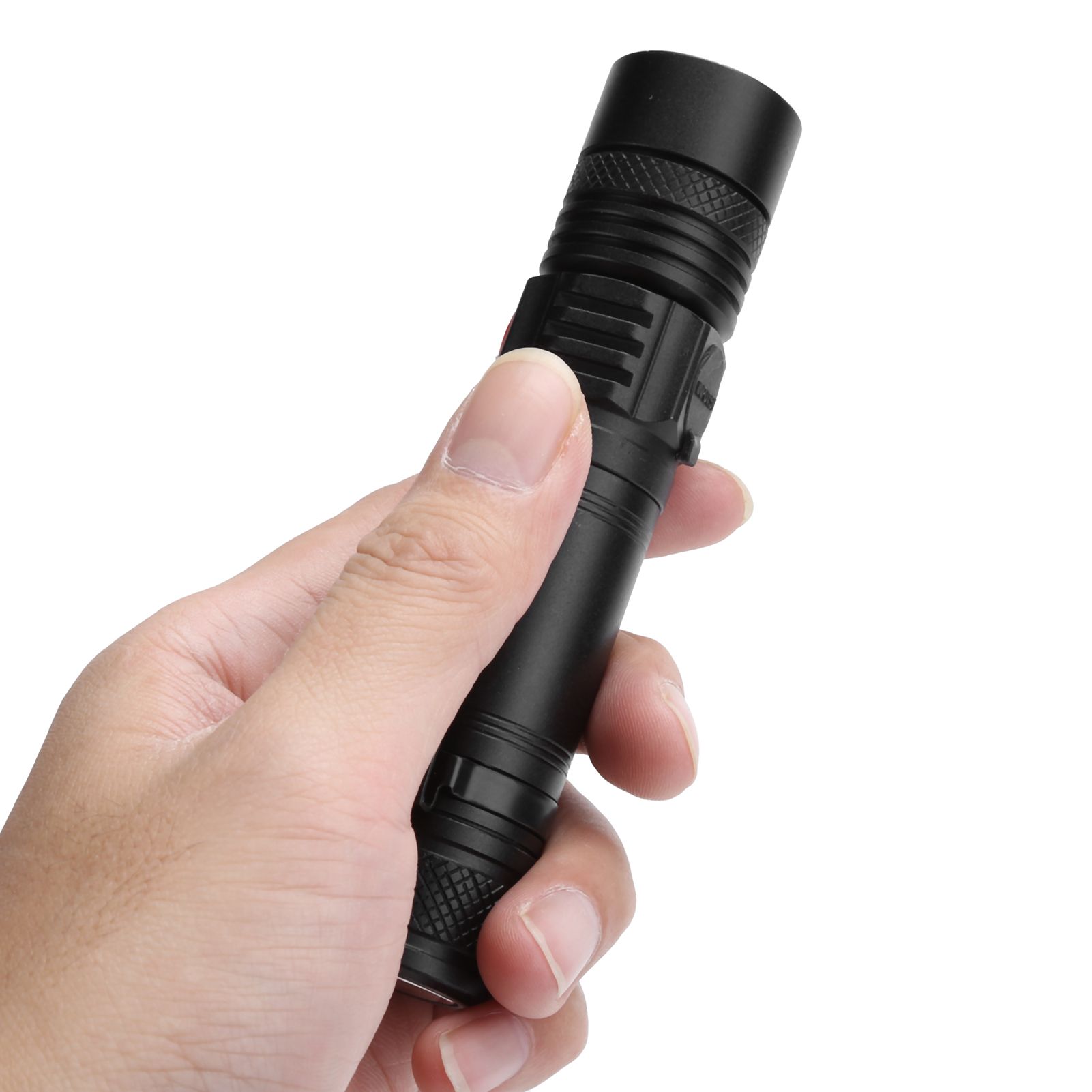 T6+COB Electric Torch Telescopic Zoom Powerful Flashlight Dual Light Sources view 8