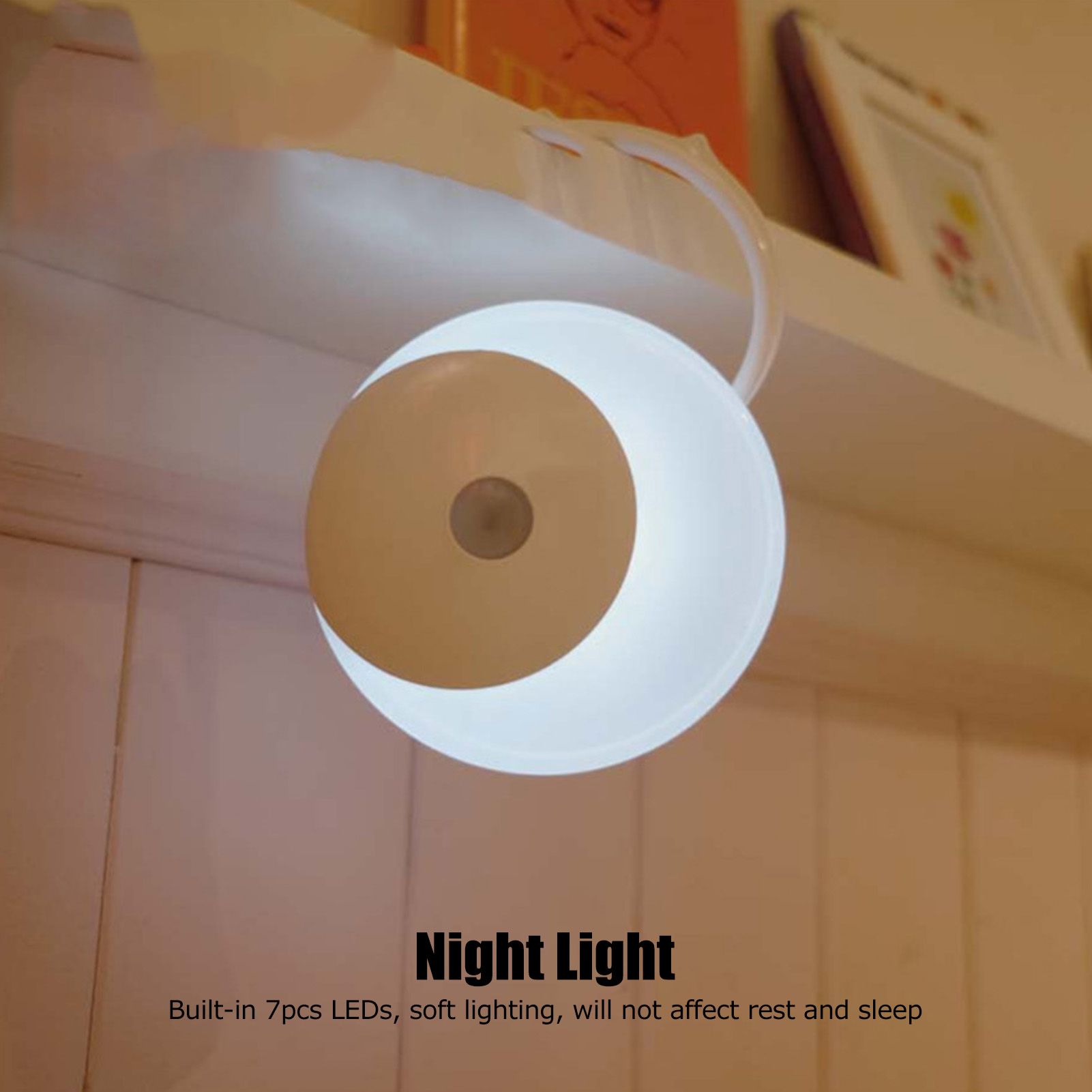 LED Night Light Mini Hanging Motion Sensor Induction Lamp for Bedroom Passage view 12