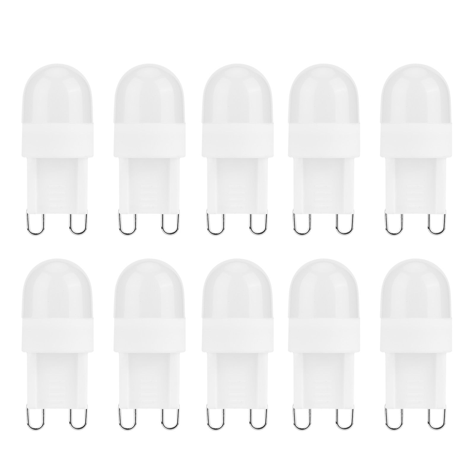 10Pcs G9 Base LED Light Bulbs 1.5W Bi Pin Bulb for Chandelier Ceiling Light view 2