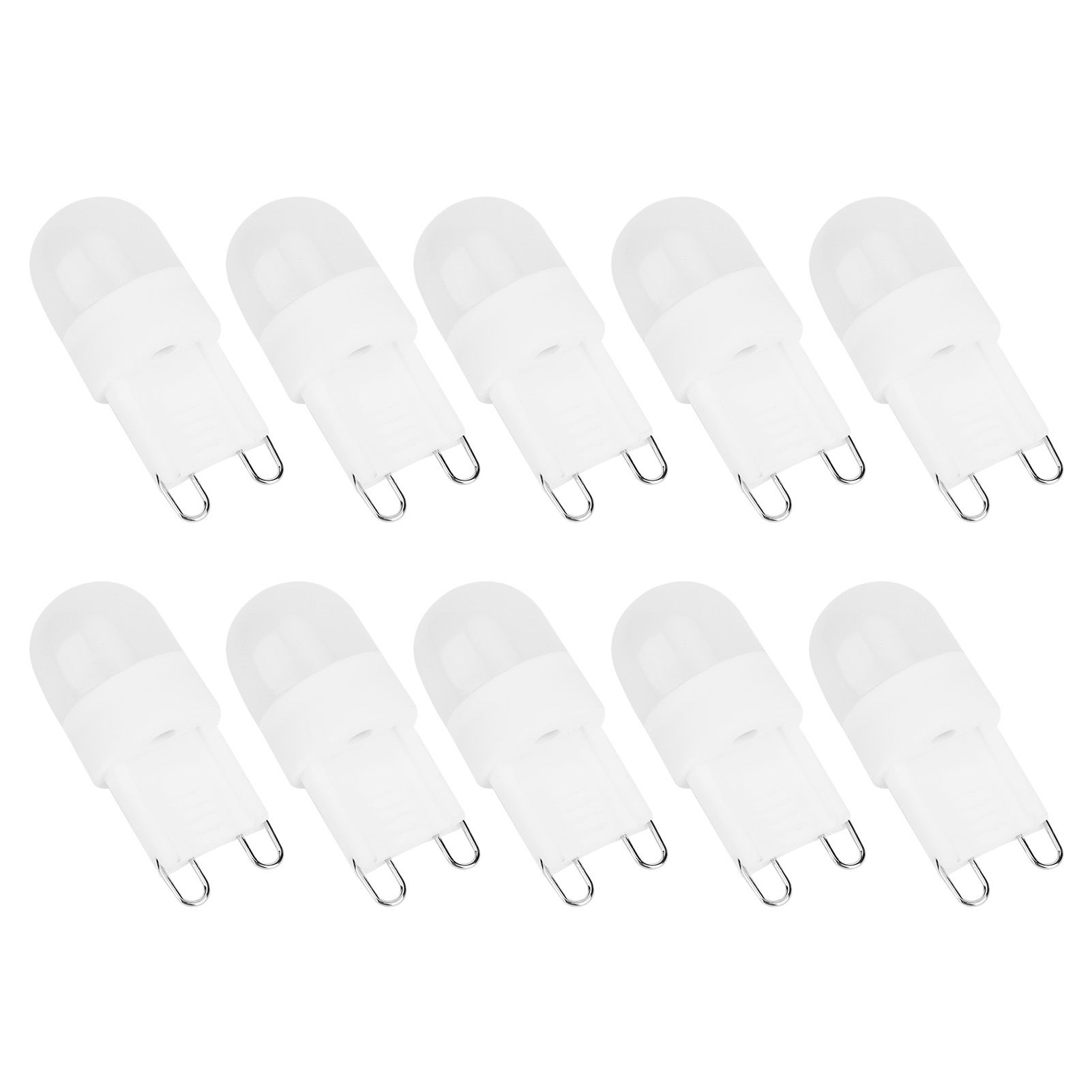 10Pcs G9 Base LED Light Bulbs 1.5W Bi Pin Bulb for Chandelier Ceiling Light view 3
