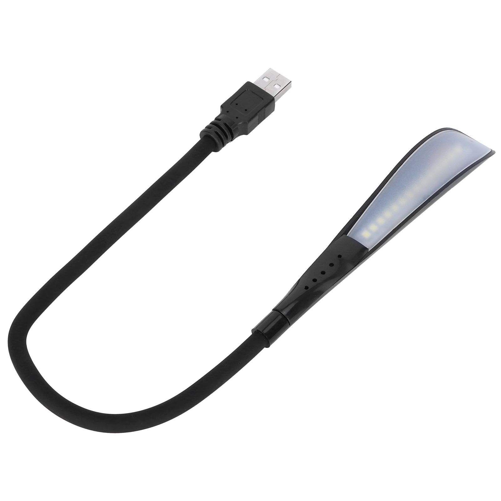 USB Reading Light 14LED Night Lamp Adjustable Brightness Flexible W/Touch view 5