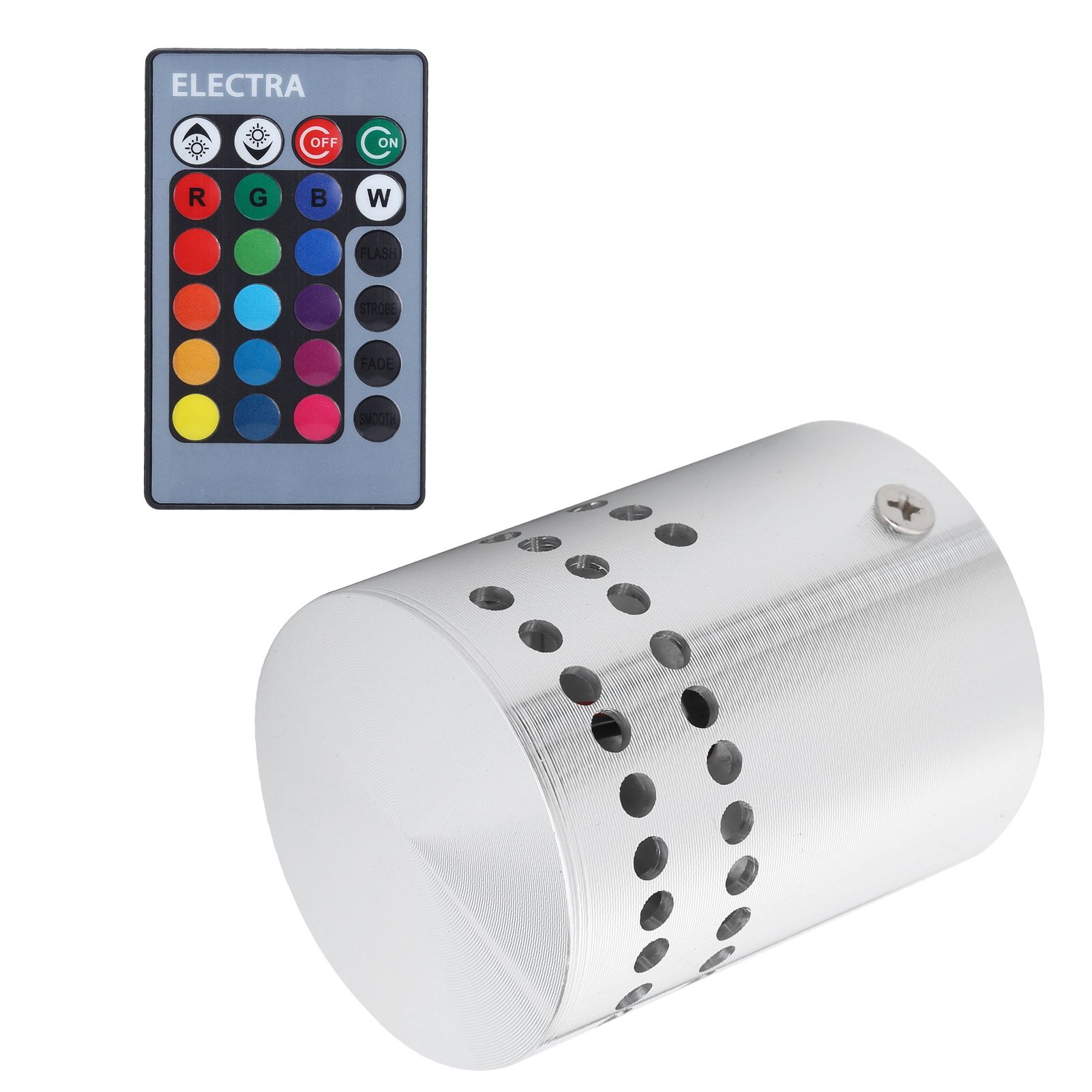 3W RGB Spiral LED Ceiling Light Wireless Remote Control Dimmable Wall Lamp view 4