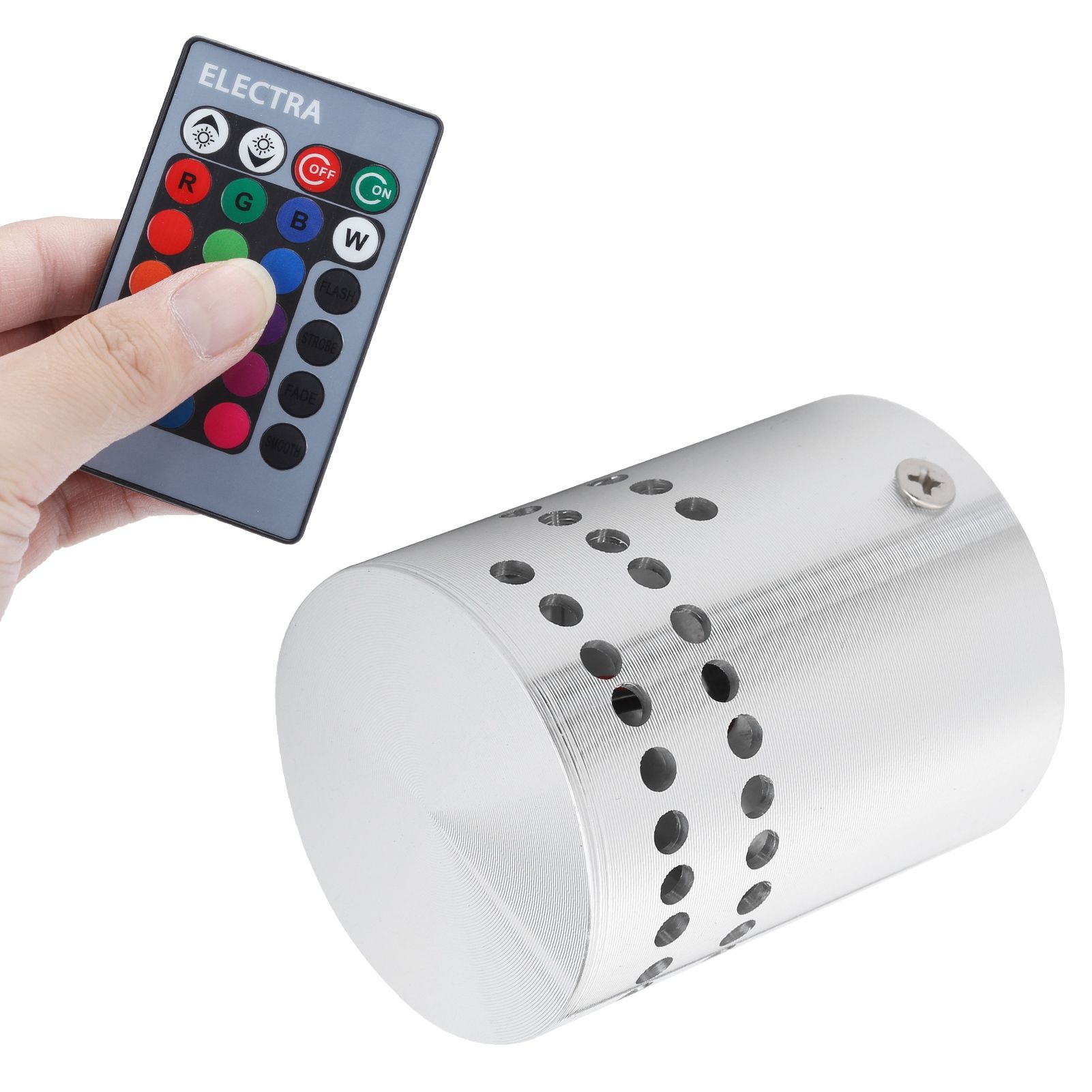 3W RGB Spiral LED Ceiling Light Wireless Remote Control Dimmable Wall Lamp view 5
