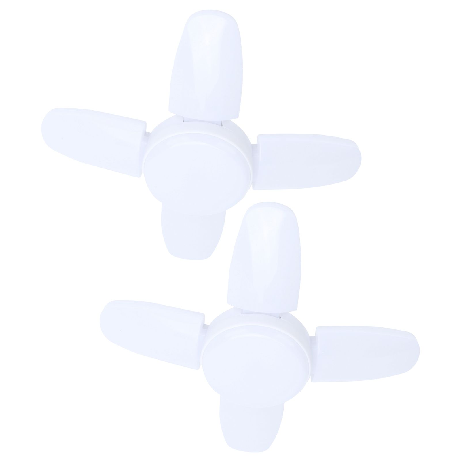2Pcs 28W 2800LM LED Deformable Garage Fan Shape Light Bulb Warehouse Ceiling Lamp view 3