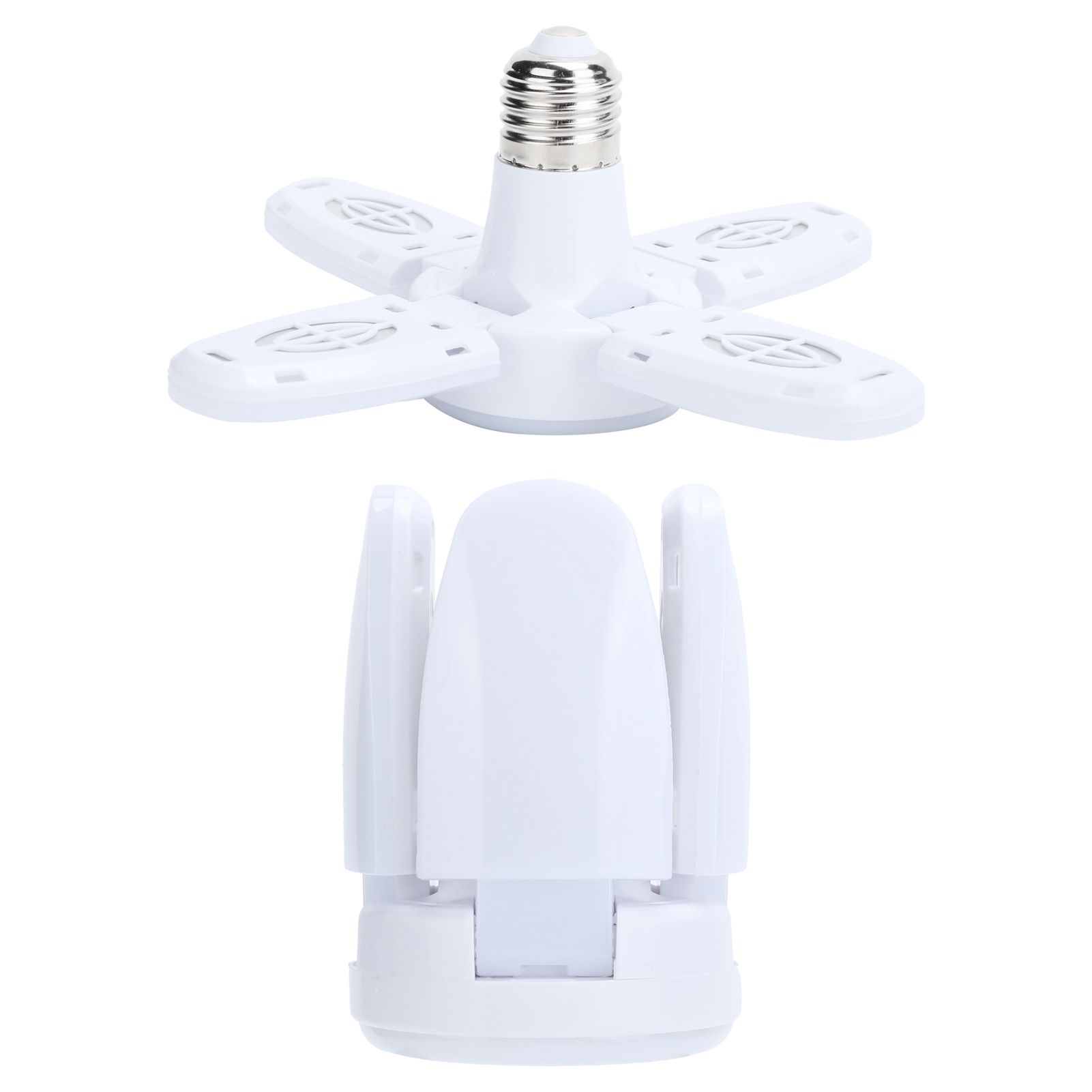 2Pcs 28W 2800LM LED Deformable Garage Fan Shape Light Bulb Warehouse Ceiling Lamp view 7