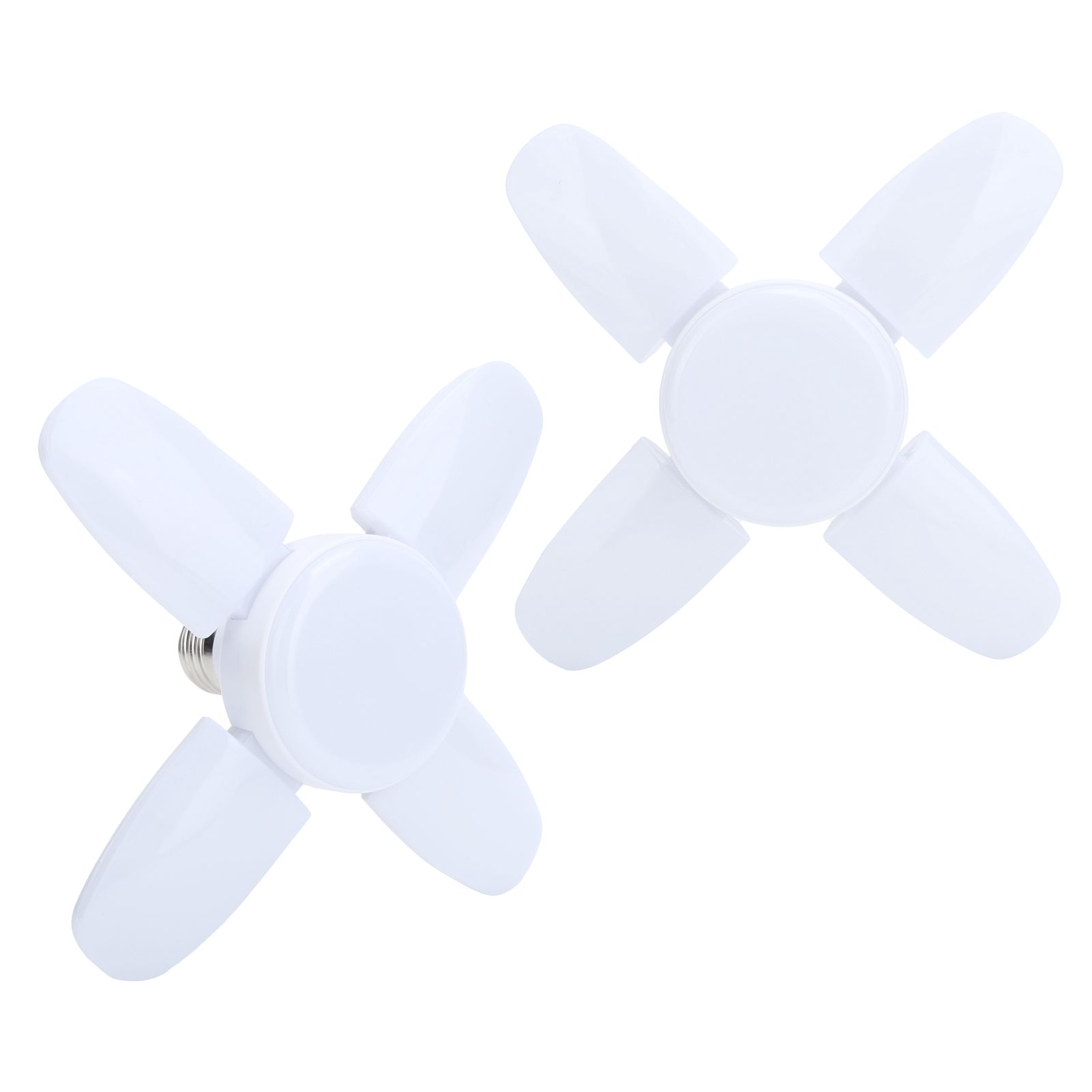 2Pcs 28W 2800LM LED Deformable Garage Fan Shape Light Bulb Warehouse Ceiling Lamp view 8