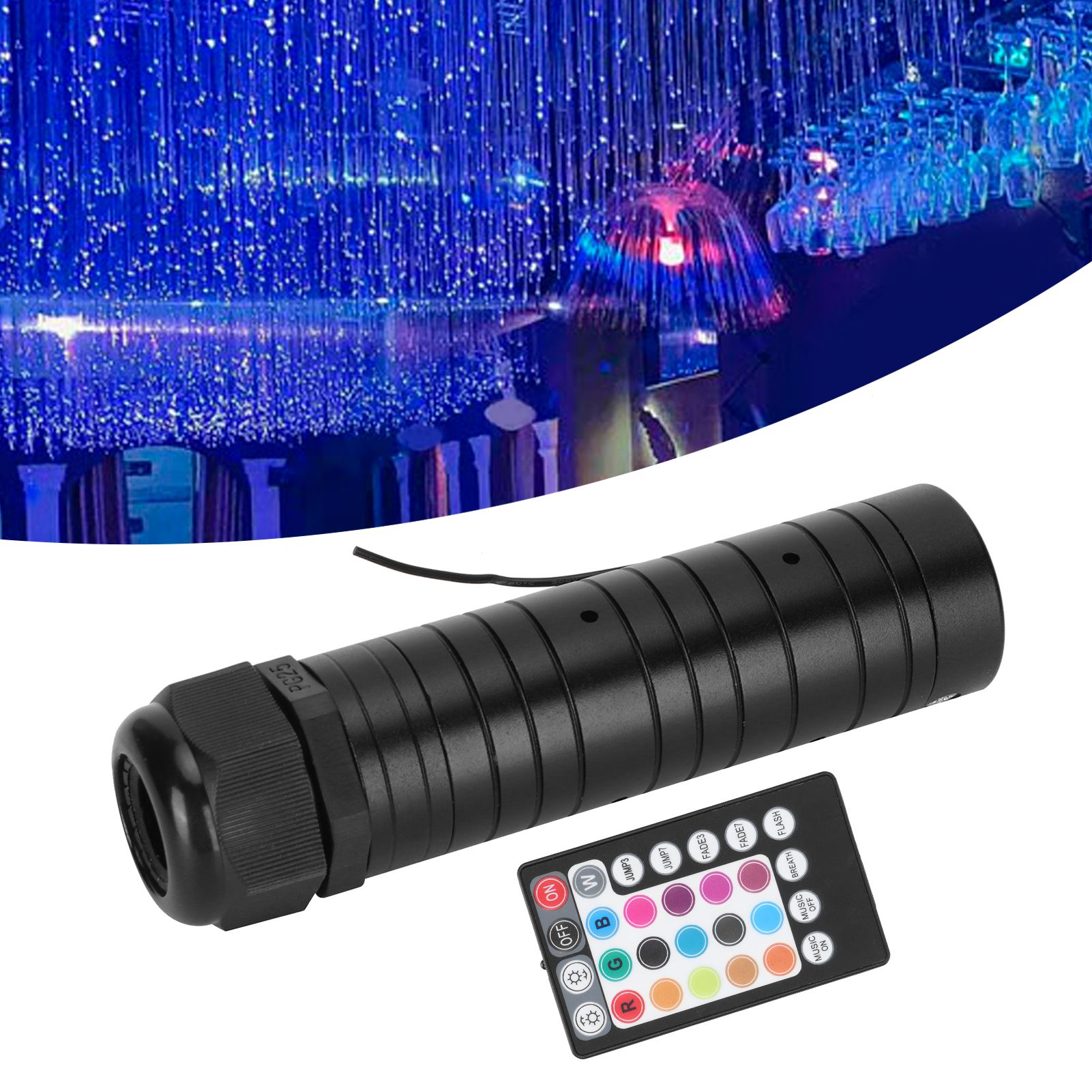 12V Car LED Fiber Optic Lamp Source Device Ceiling Colorful Lighting with view 10