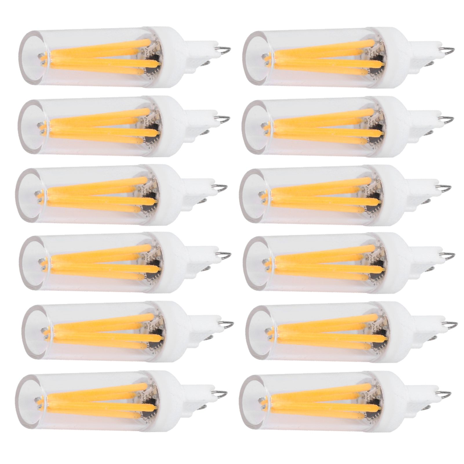 10pcs G9 3W Light Bulbs for Household Wall Light Ceiling Lamp AC 110V (Warm White) view 4