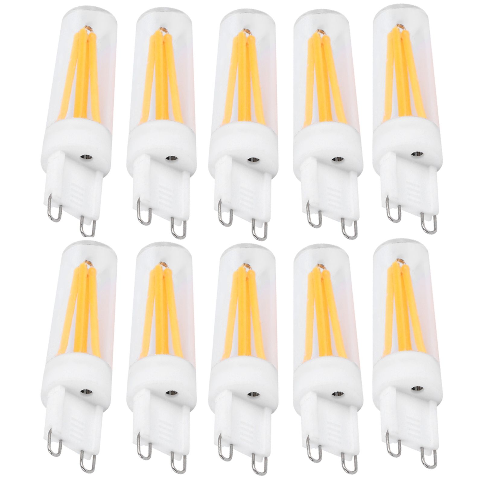 10pcs G9 3W Light Bulbs for Household Wall Light Ceiling Lamp AC 110V (Warm White) view 7