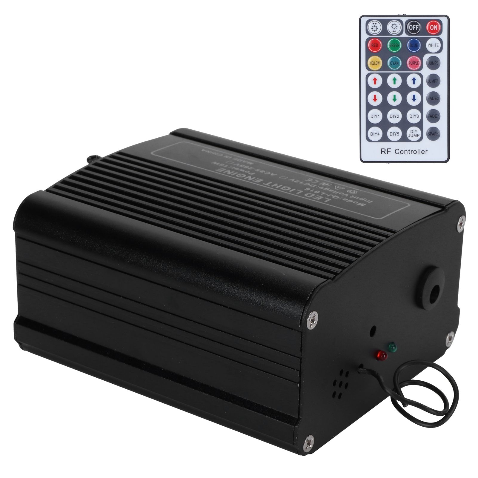 Optical Fiber Light Engine Driver 16W RGBW Ceiling Light Source with Remote view 4