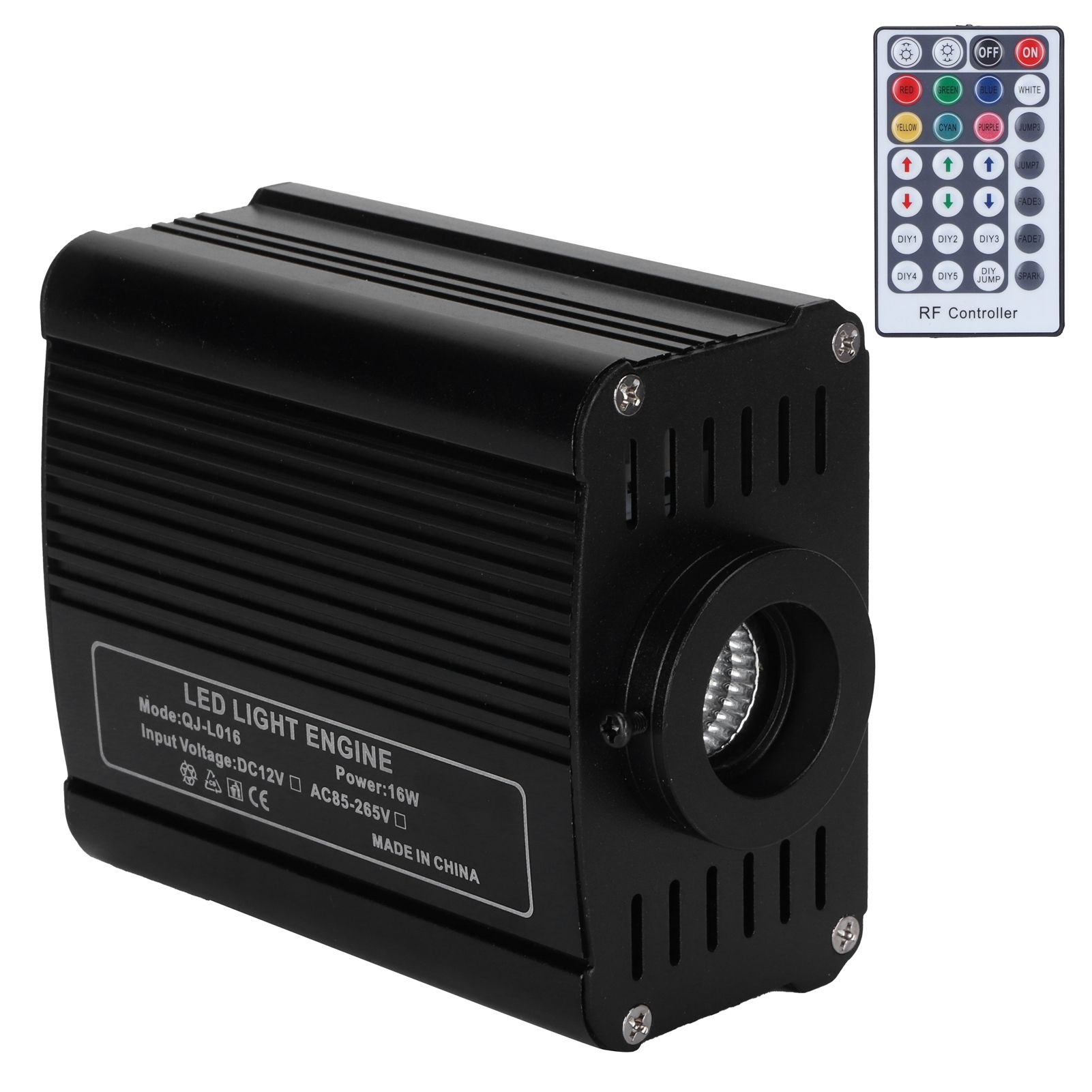 Optical Fiber Light Engine Driver 16W RGBW Ceiling Light Source with Remote view 5