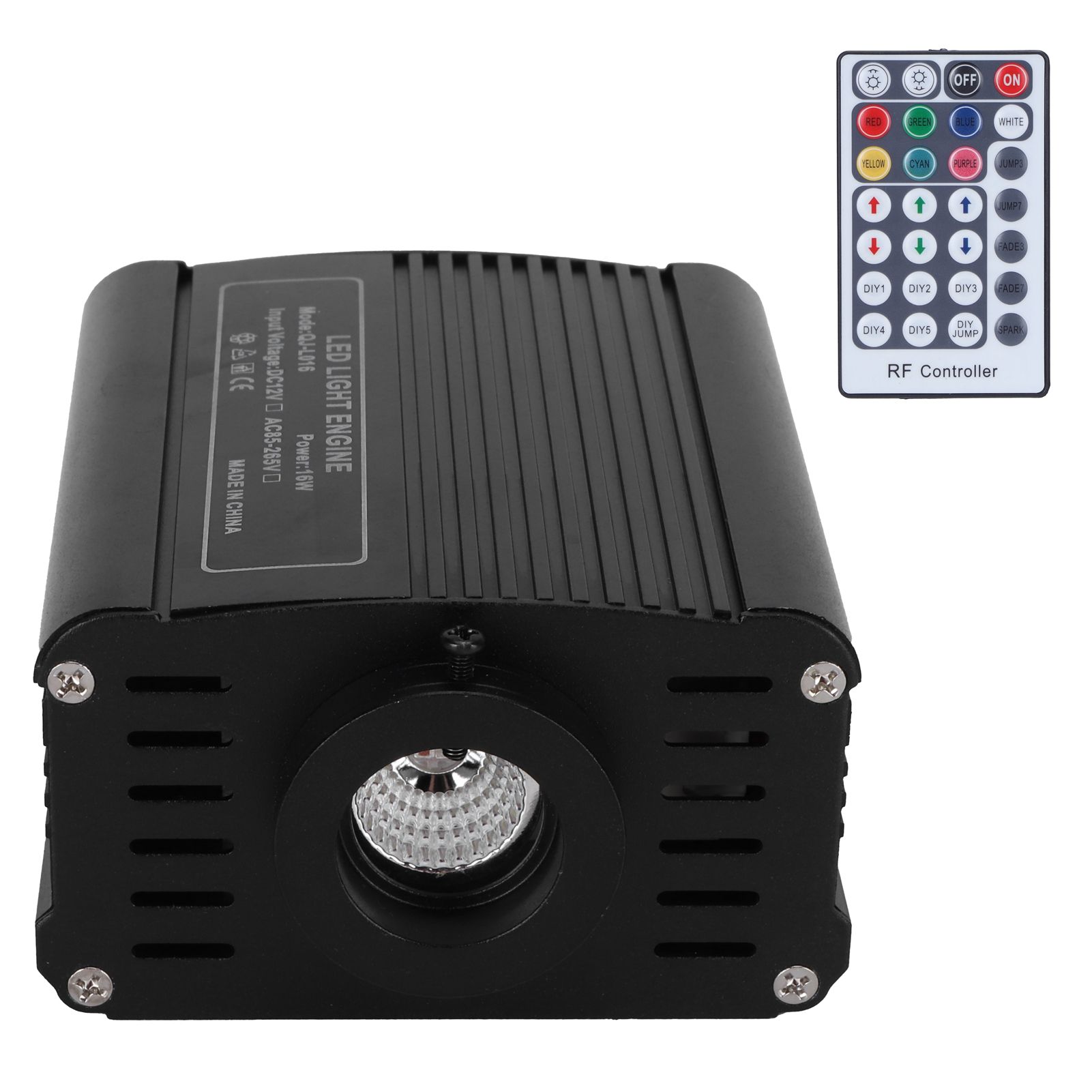 Optical Fiber Light Engine Driver 16W RGBW Ceiling Light Source with Remote view 6