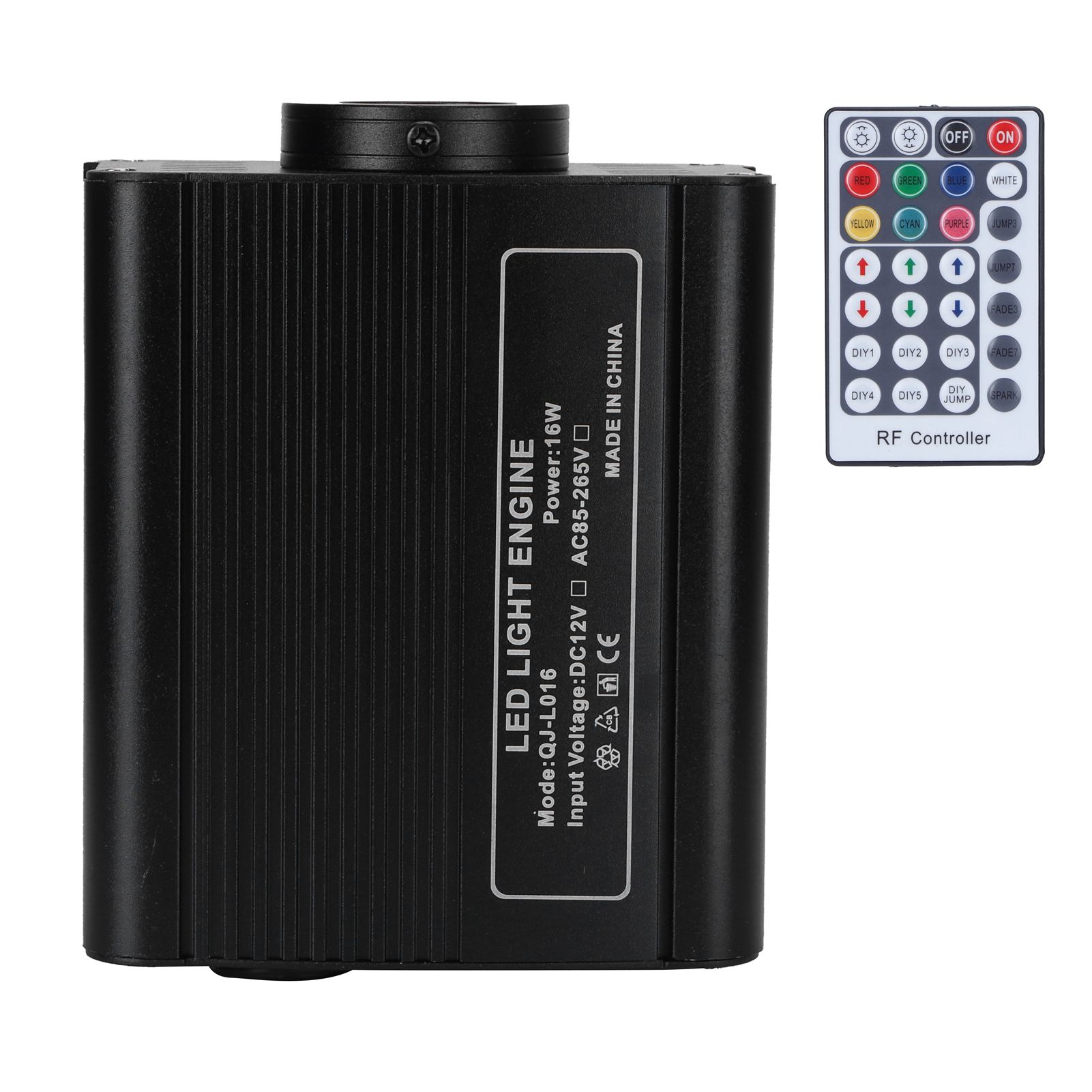 Optical Fiber Light Engine Driver 16W RGBW Ceiling Light Source with Remote view 7
