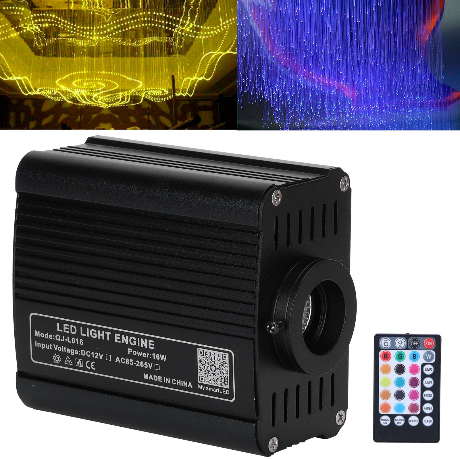 RGBW Fiber Optic Light Engine Source LED Voice Control Ceiling Lighting Decoration view 9