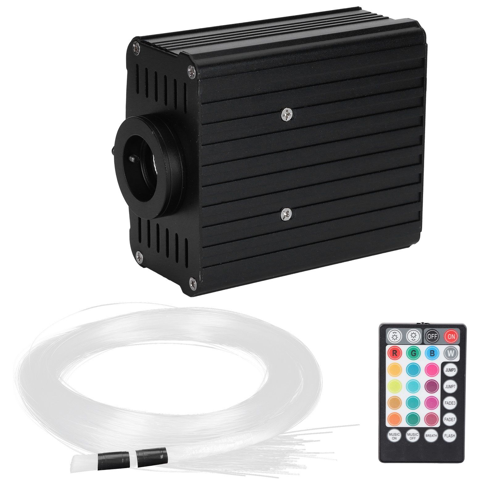 16W Fiber Optic Light RGBW LED Ceiling Light Kit APP Control with 2m Fiber view 4