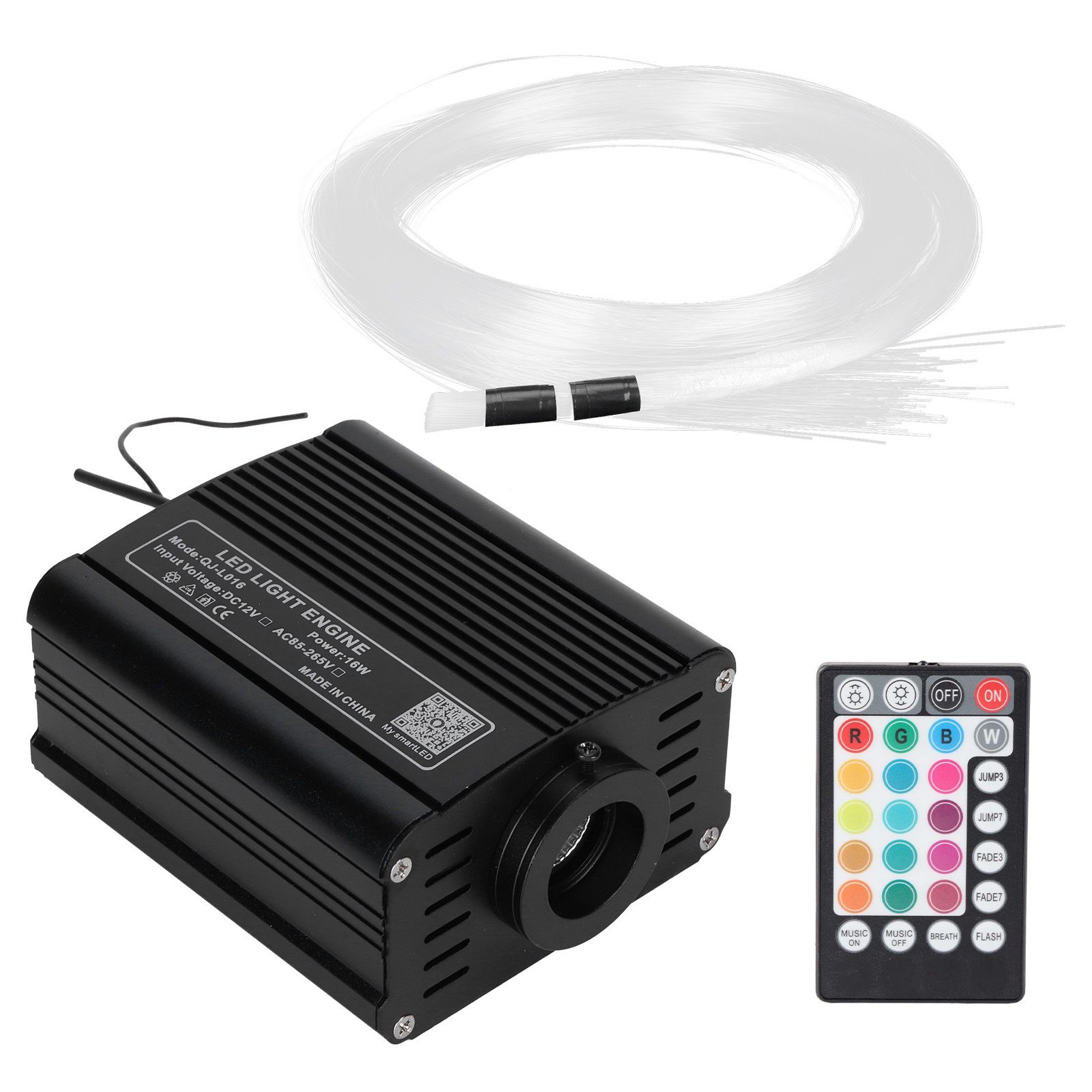 16W Fiber Optic Light RGBW LED Ceiling Light Kit APP Control with 2m Fiber view 6