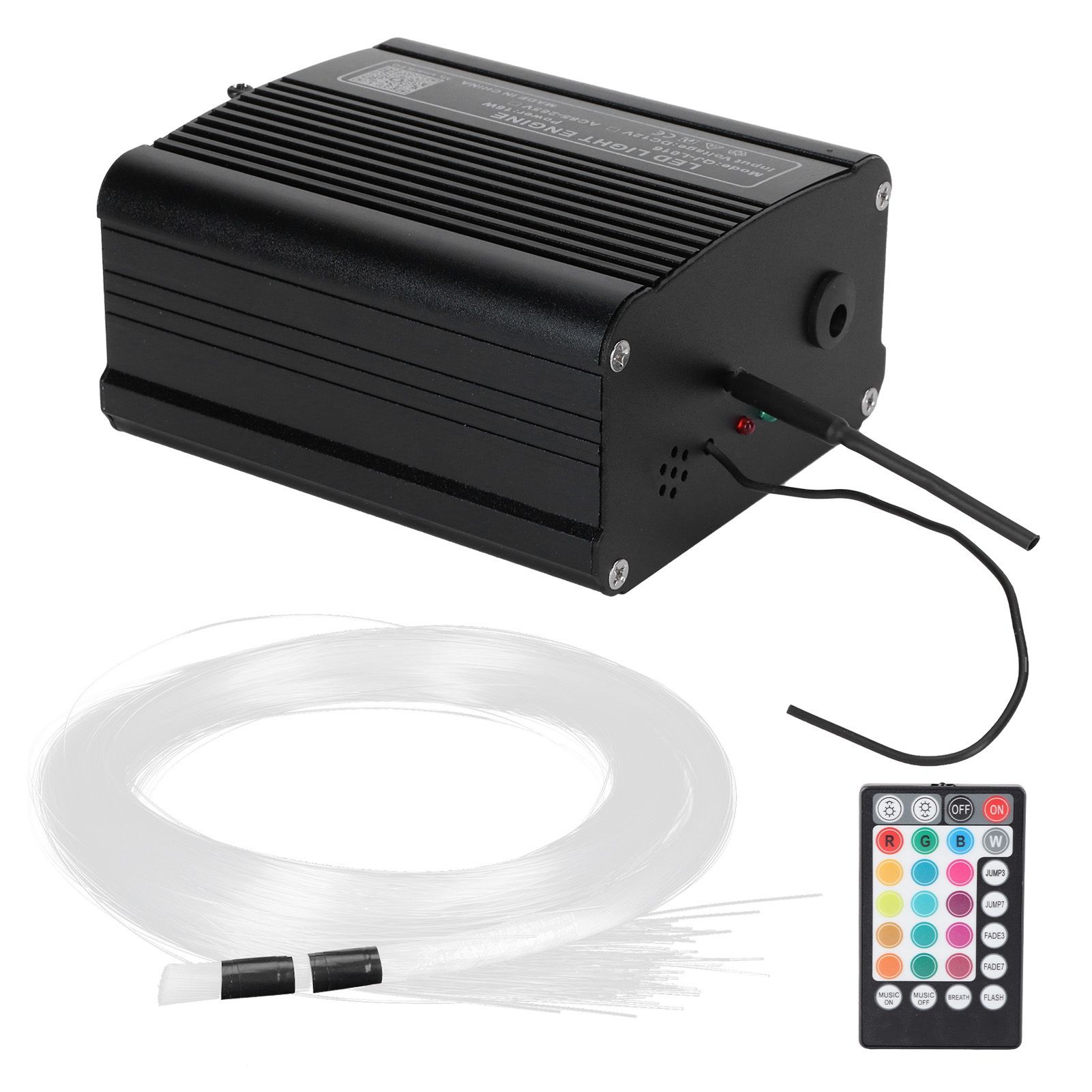 16W Fiber Optic Light RGBW LED Ceiling Light Kit APP Control with 2m Fiber view 8