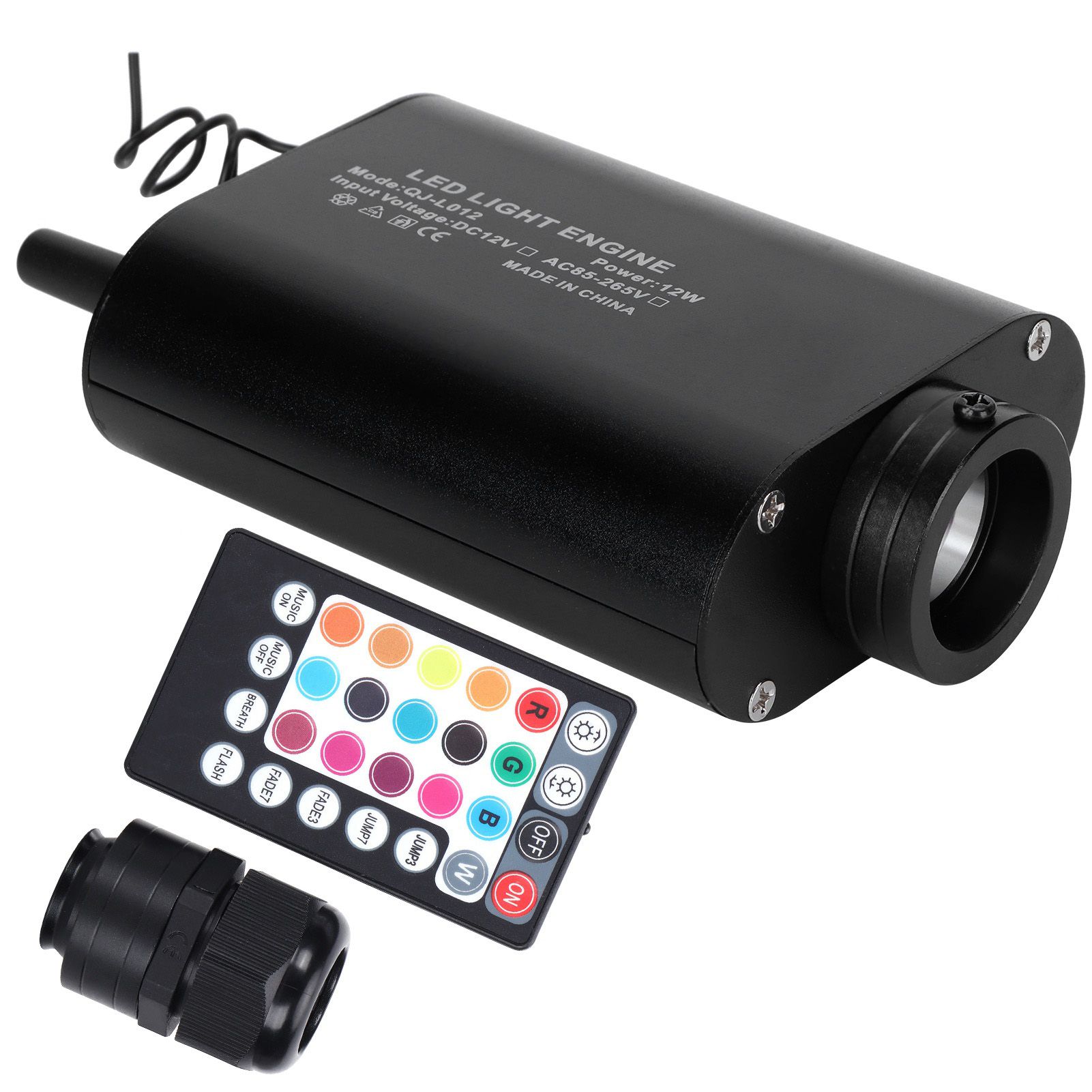 Fiber Optic Light Engine with Remote Control 12W RGBW Ceiling Lighting for view 6