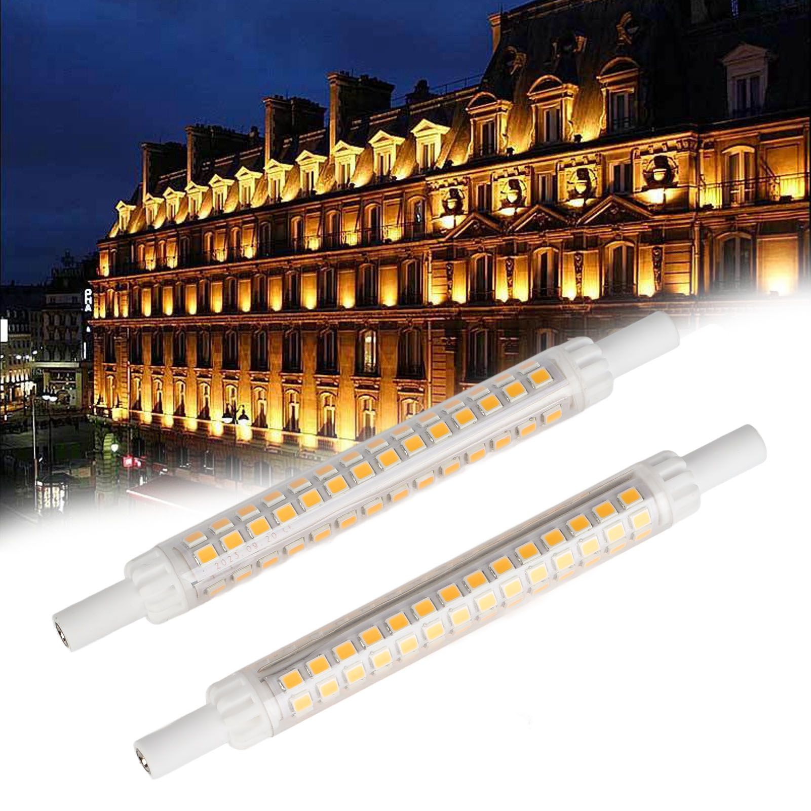 2Pcs R7S 98LED Bulb Double Ended 118mm Dimmable Flood Light Source Accessory view 9