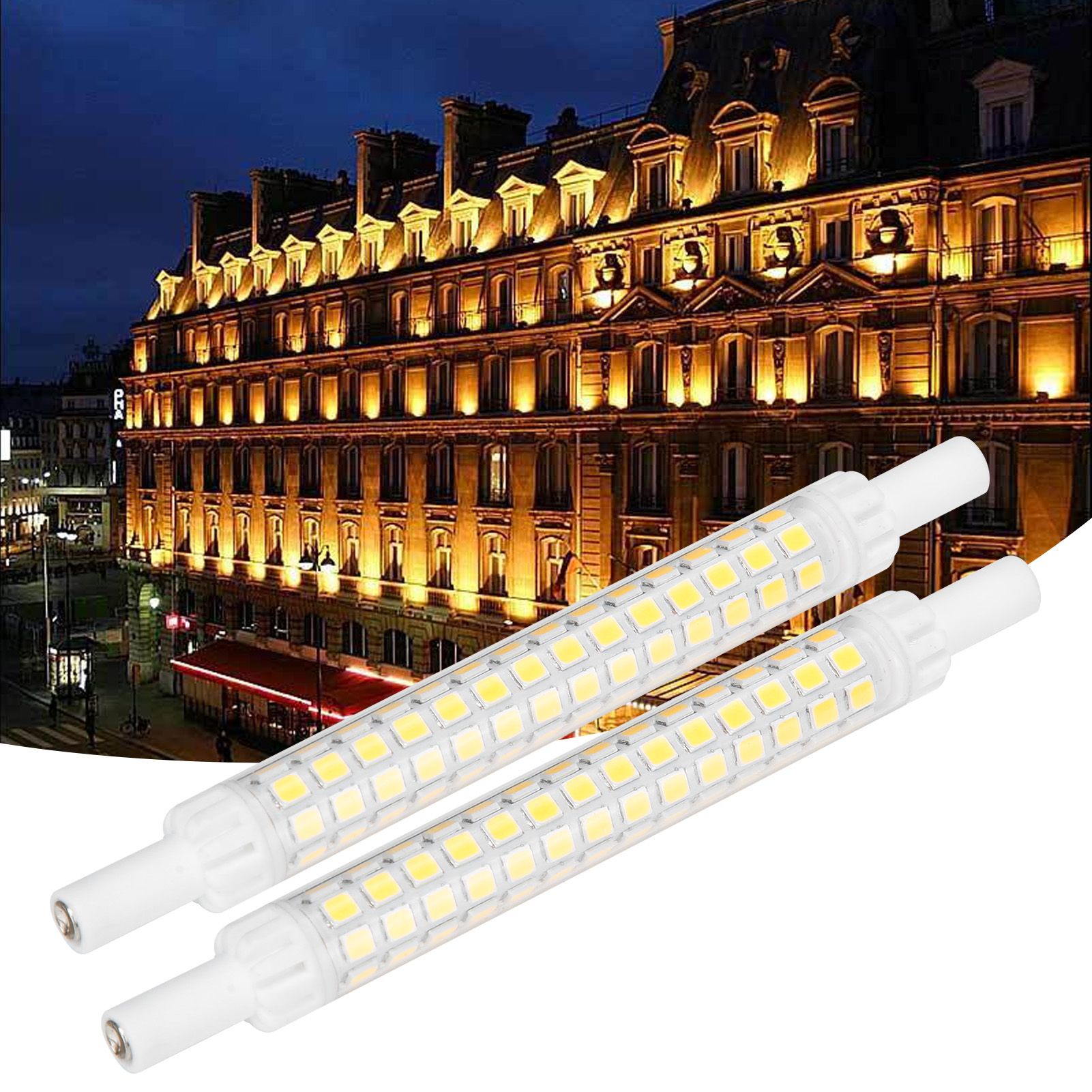 2Pcs R7S 98LED Bulb Double Ended 118mm Dimmable Flood Light Source Accessory view 9