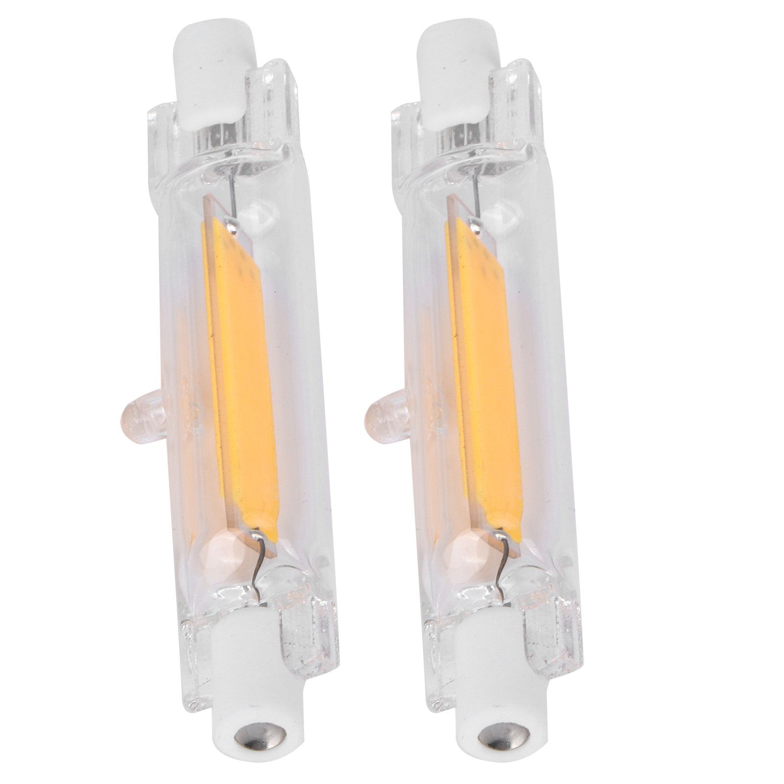 2Pcs R7S COB Bulb 5W 78mm Highlight Double Ended Flood Light Source Accessory 230V — image 1