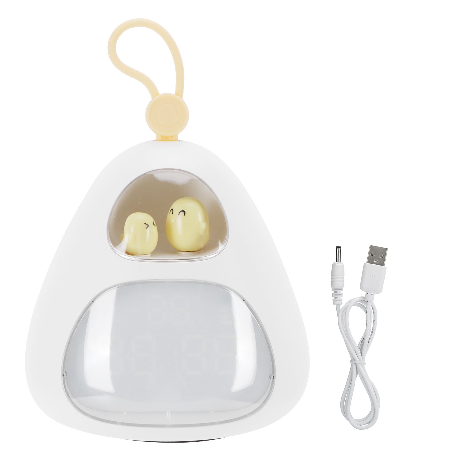 LED Night Light Alarm Clock USB Bluetooth Multifunction Cartoon Bedside Lamp view 2