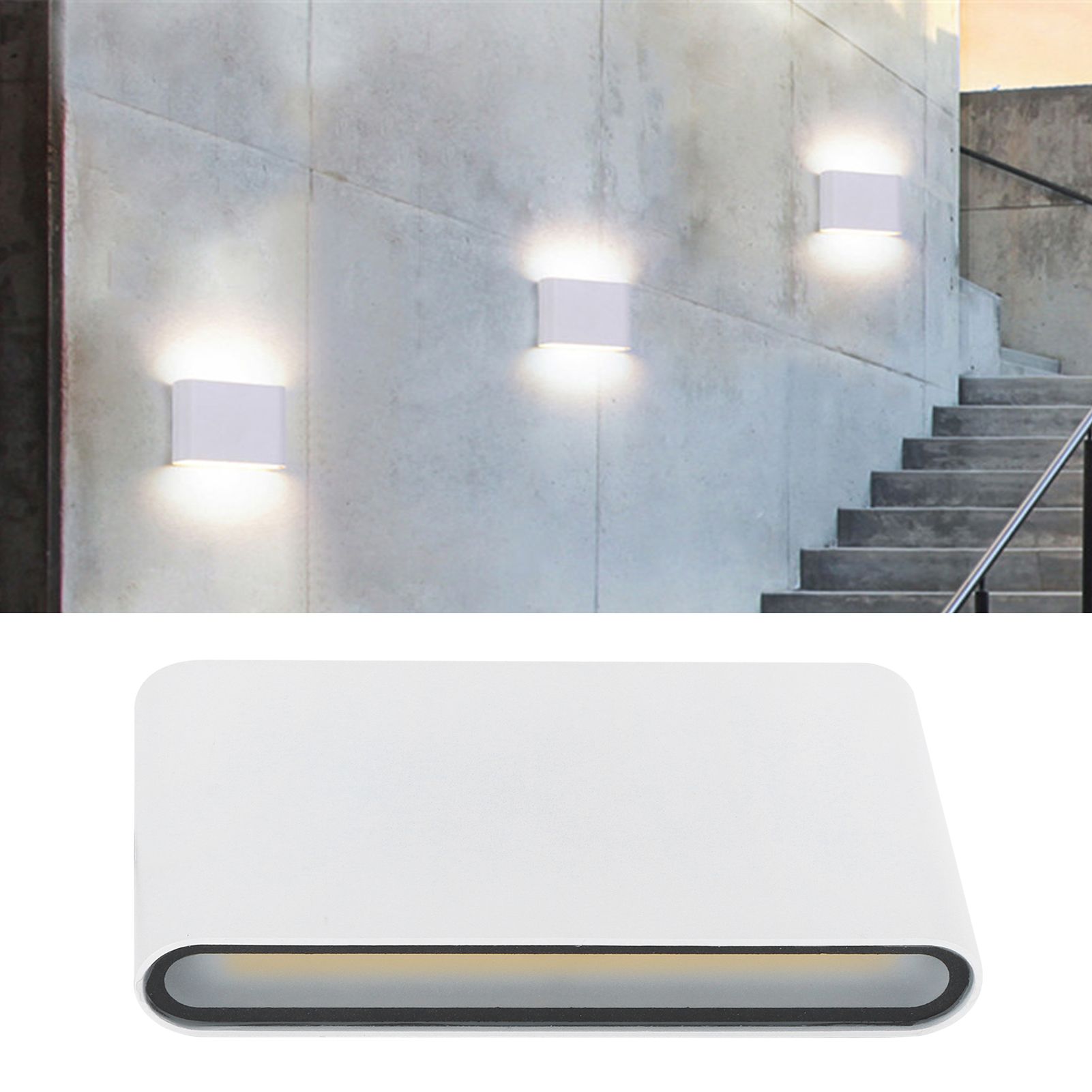 LED Wall Lamp 12W COB Aluminum Outdoor Garden Light Fixture IP65 Waterproof view 9