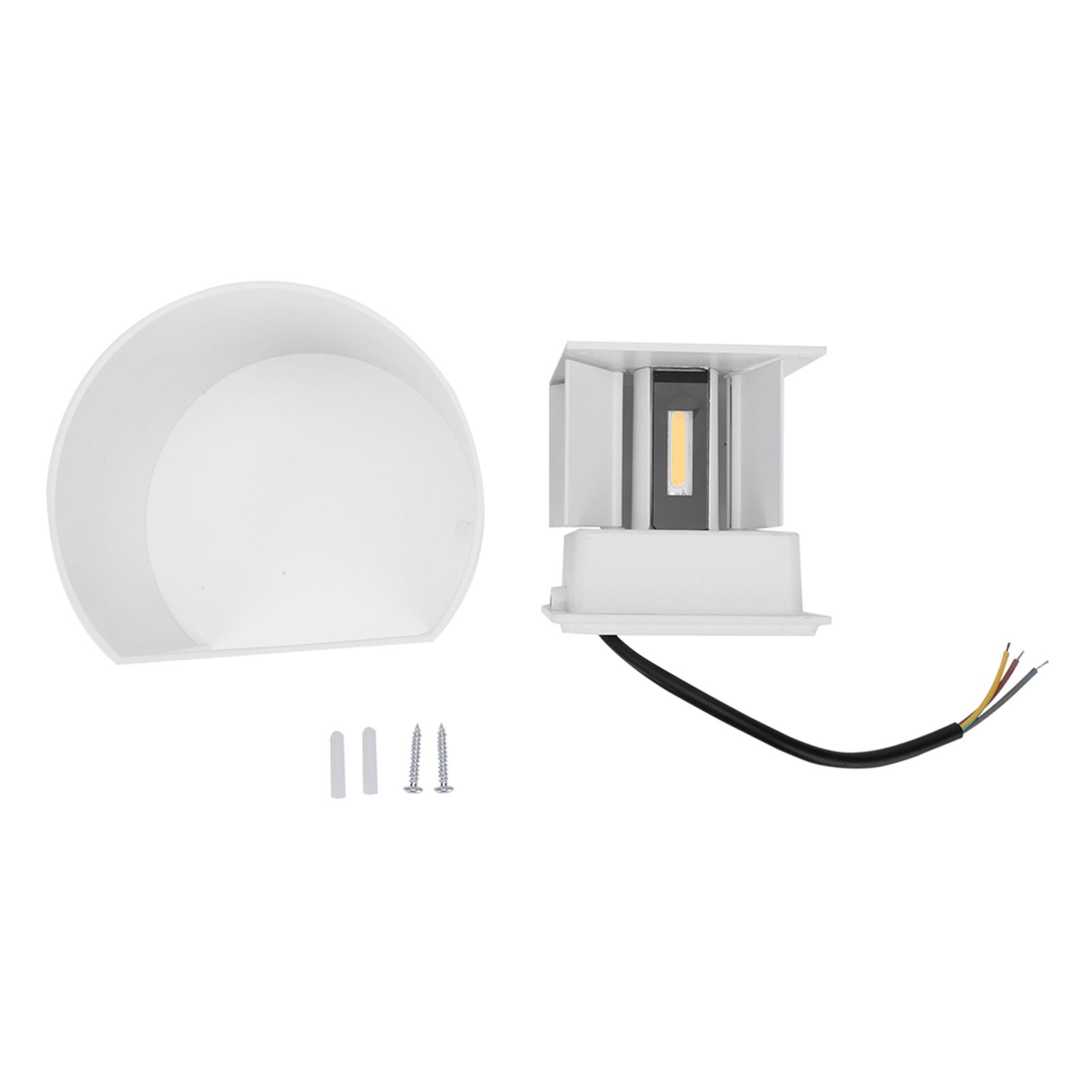 12W Outdoor LED Wall Lamp IP65 Waterproof Aluminum Up and Down Lighting Wall view 2