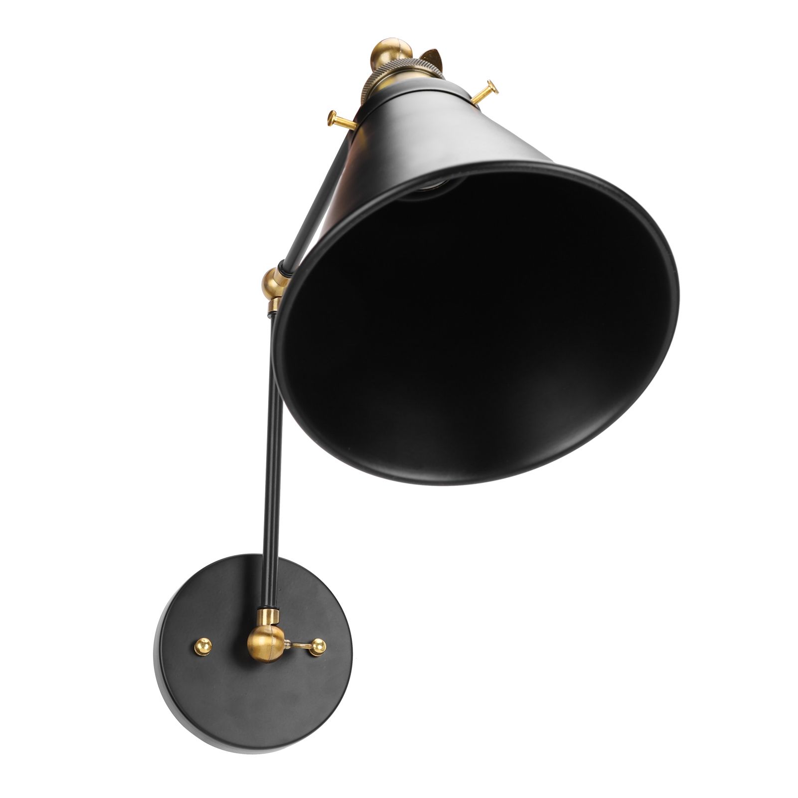 Wall Sconce E27 Vintage Industrial Metal Wall Lamp Arm Adjustable Bedside — image 1