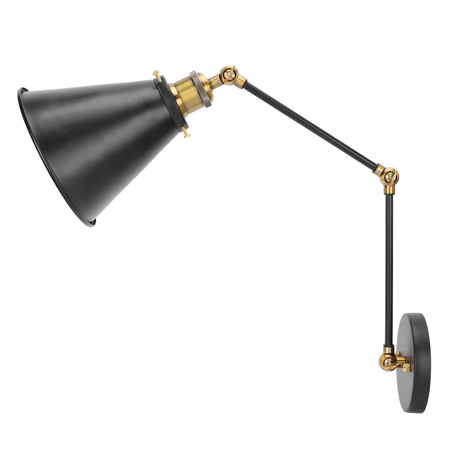 Wall Sconce E27 Vintage Industrial Metal Wall Lamp Arm Adjustable Bedside view 4