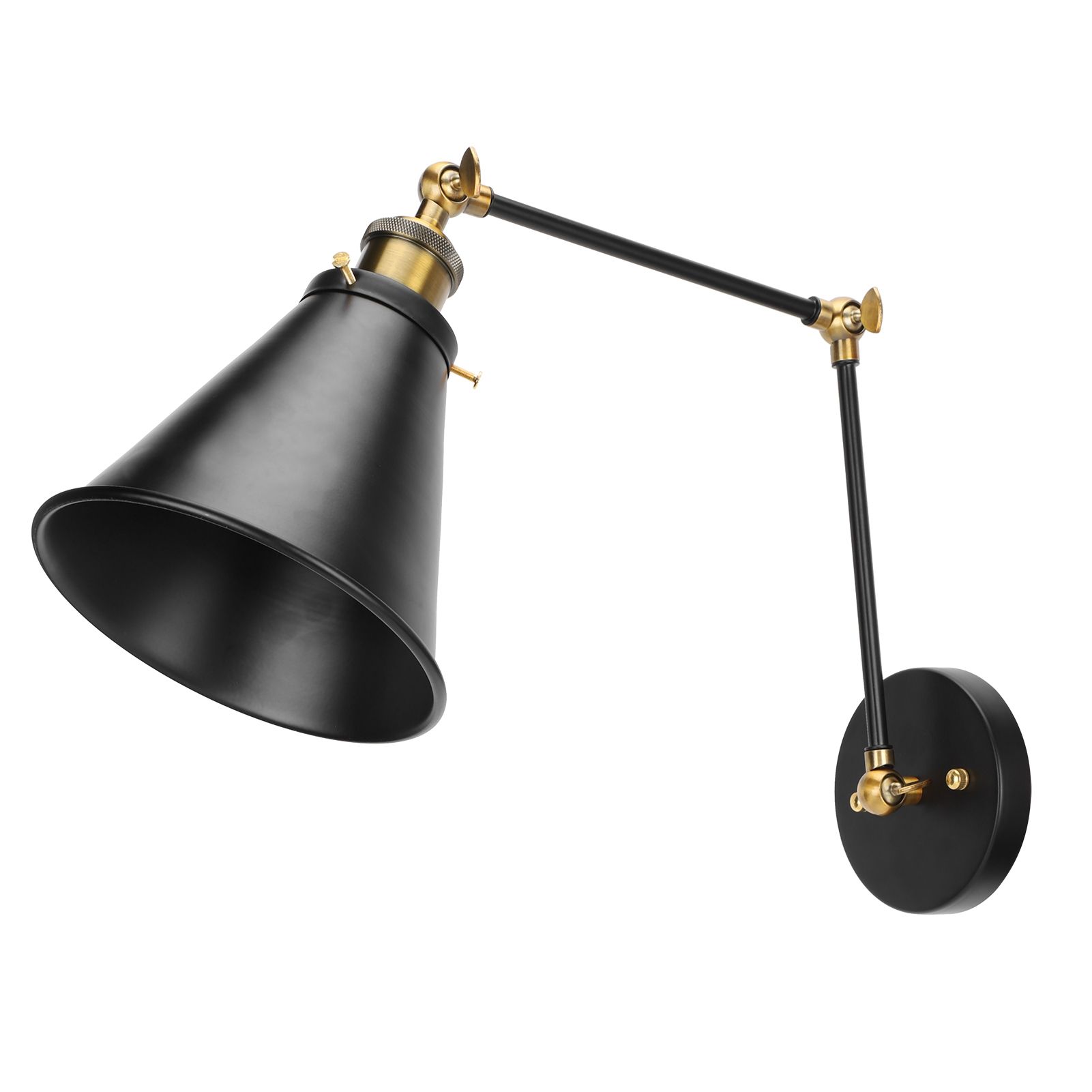 Wall Sconce E27 Vintage Industrial Metal Wall Lamp Arm Adjustable Bedside view 5