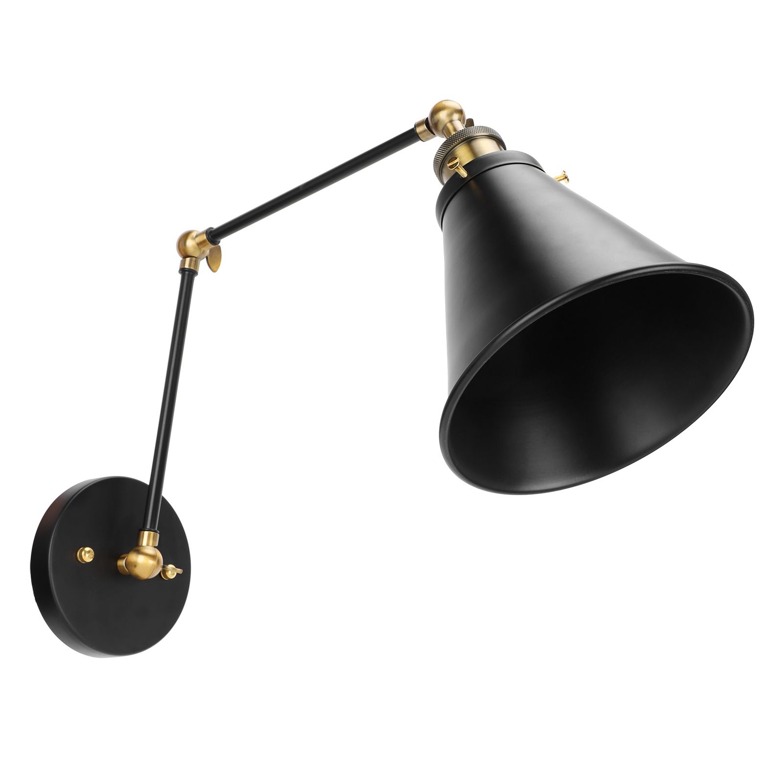 Wall Sconce E27 Vintage Industrial Metal Wall Lamp Arm Adjustable Bedside view 7