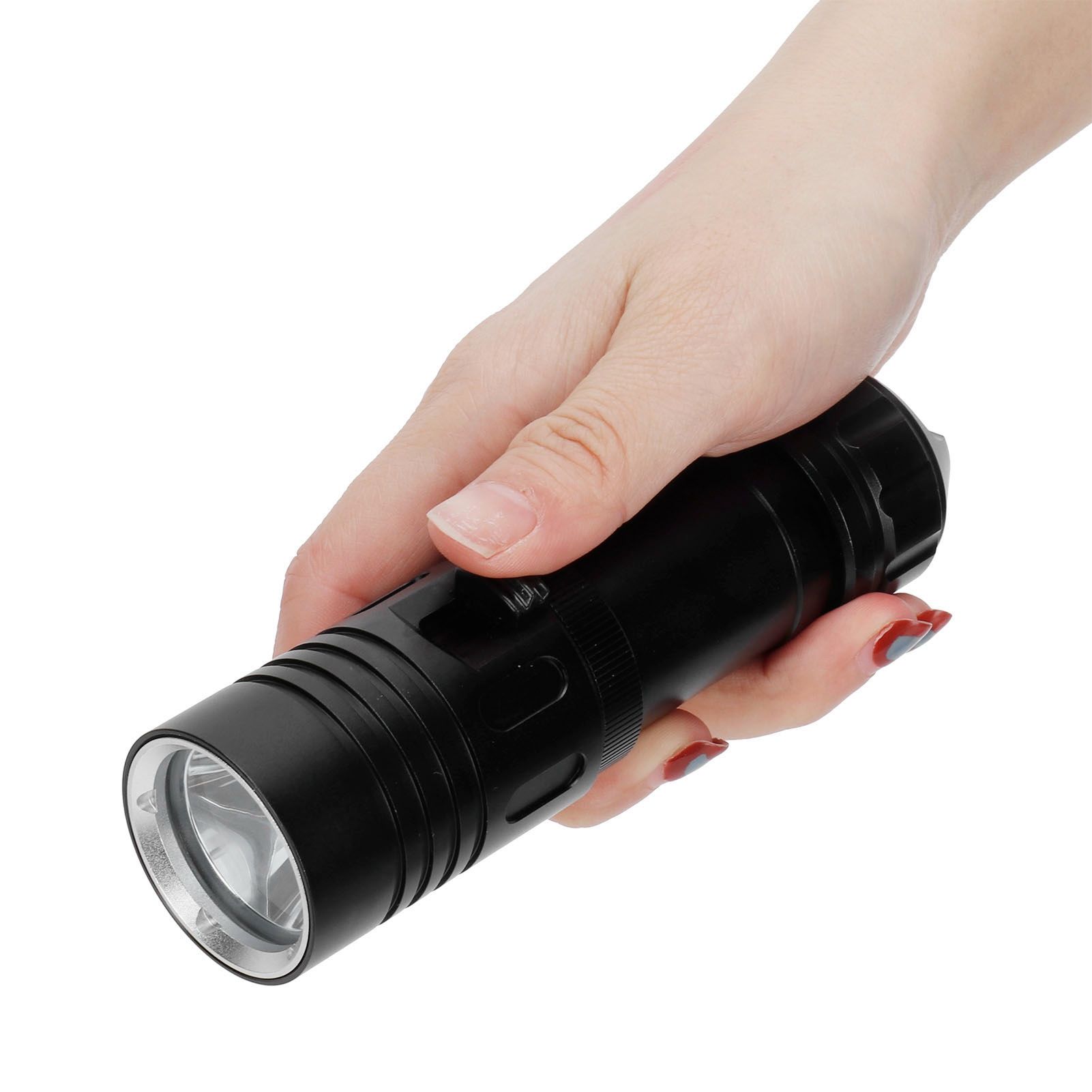 L2 Diving Flashlight Portable Waterproof Submarine Aluminum Alloy Electric view 8