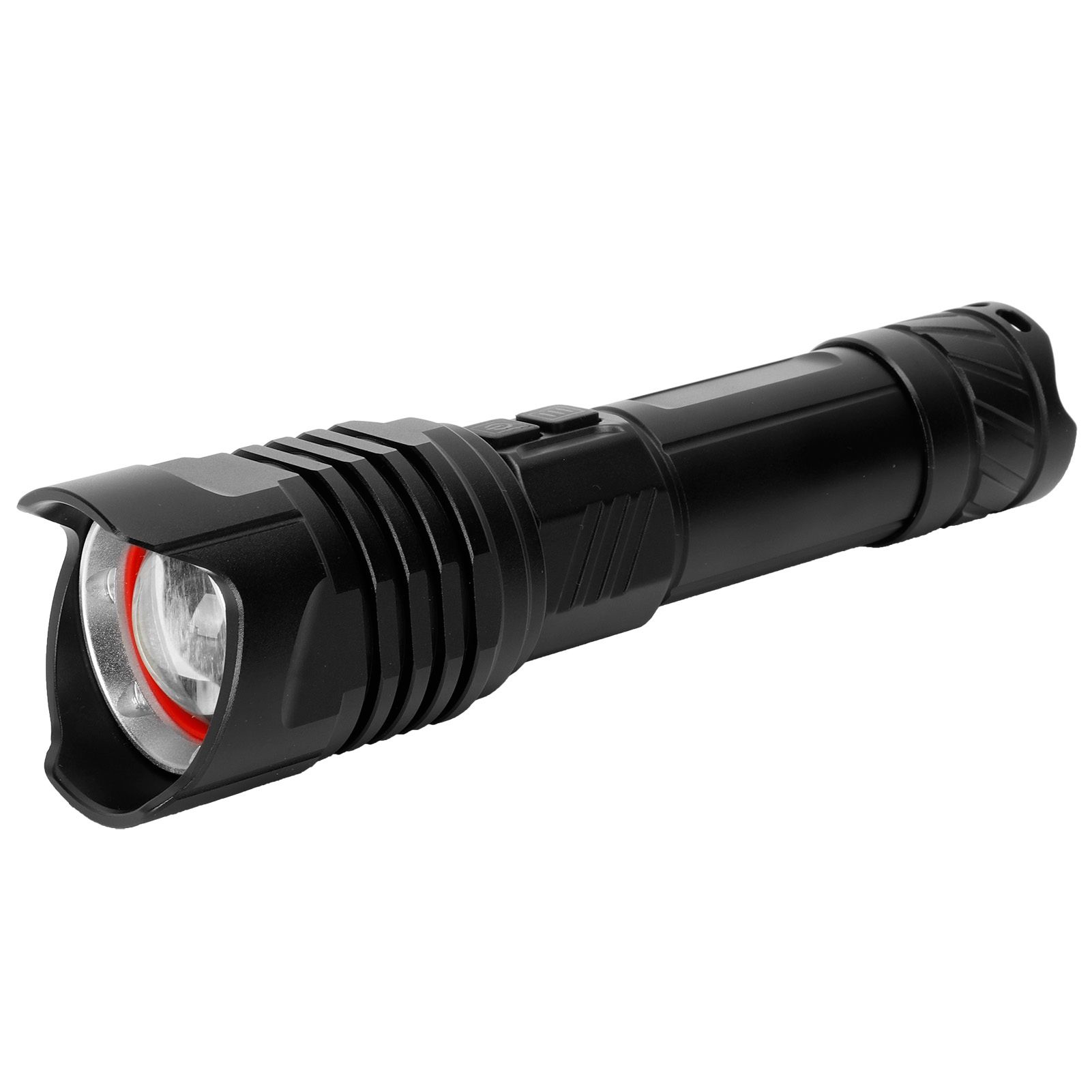 P99 Retractable Zoom Flashlight Aluminum Alloy USB Charging Flashlight for Outdoor view 3