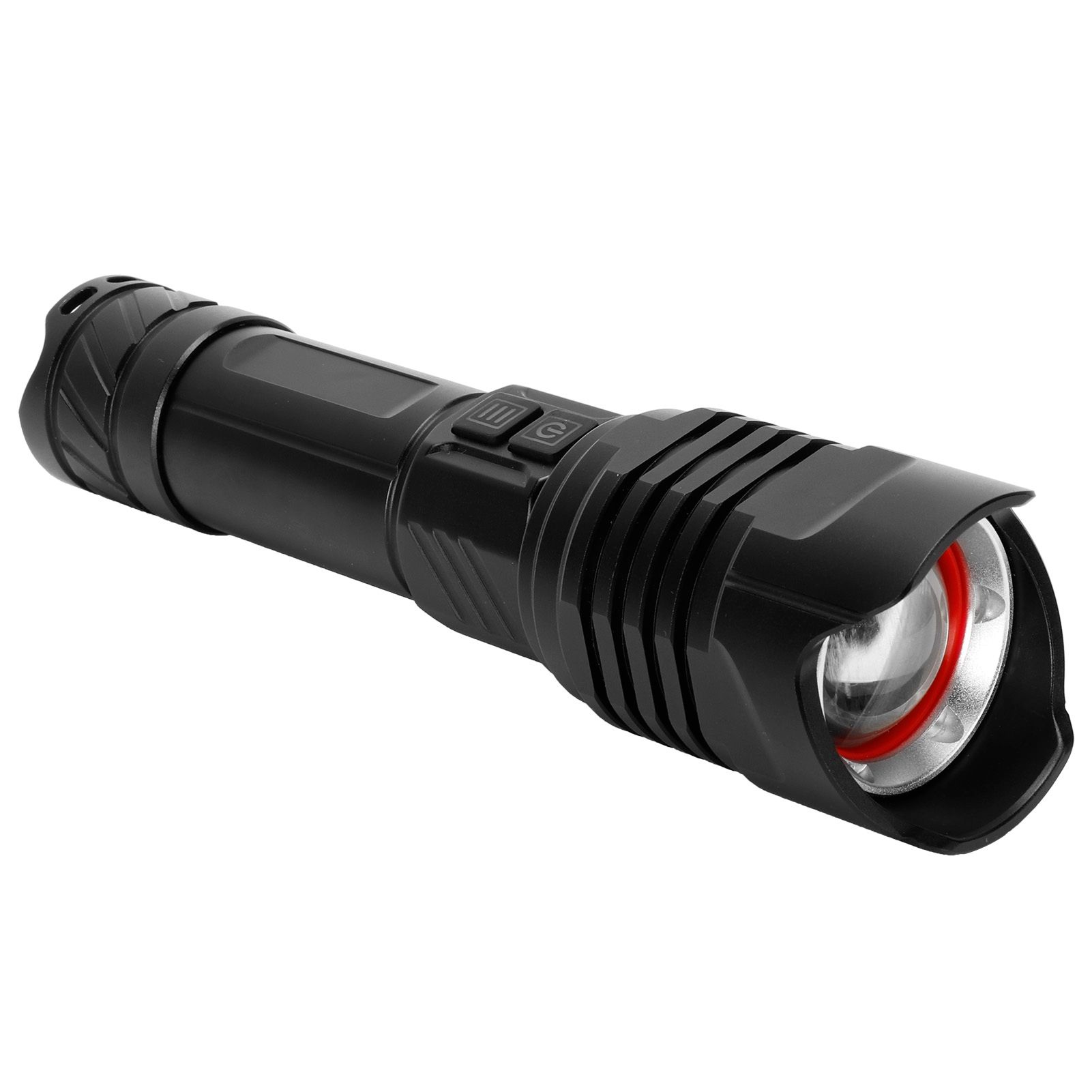 P99 Retractable Zoom Flashlight Aluminum Alloy USB Charging Flashlight for Outdoor view 6